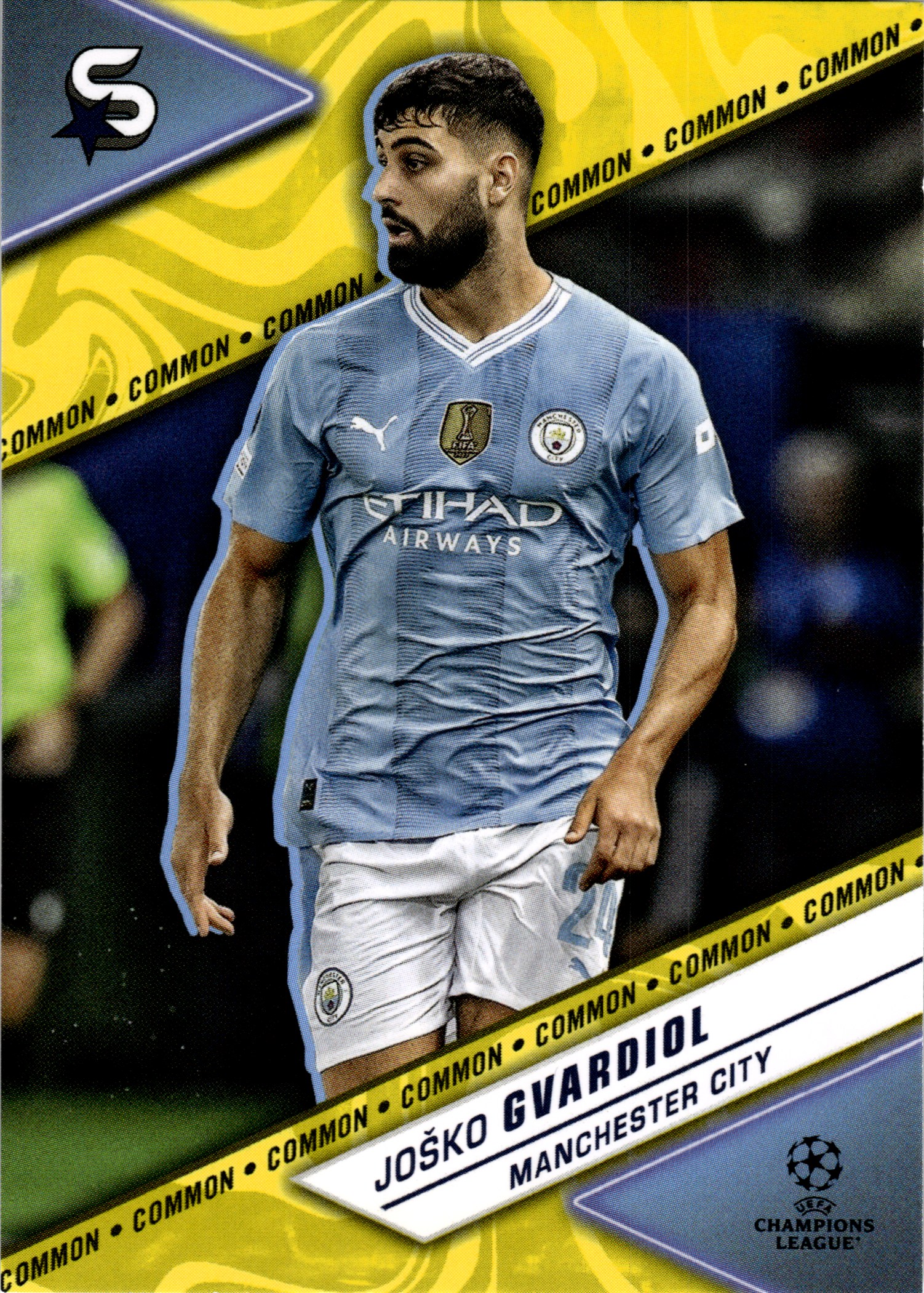 Joško Gvardiol - Topps Superstars UEFA Club Competitions Base Set 2023-24, Nr. 90 – Common (Art.-Nr. SG107943)