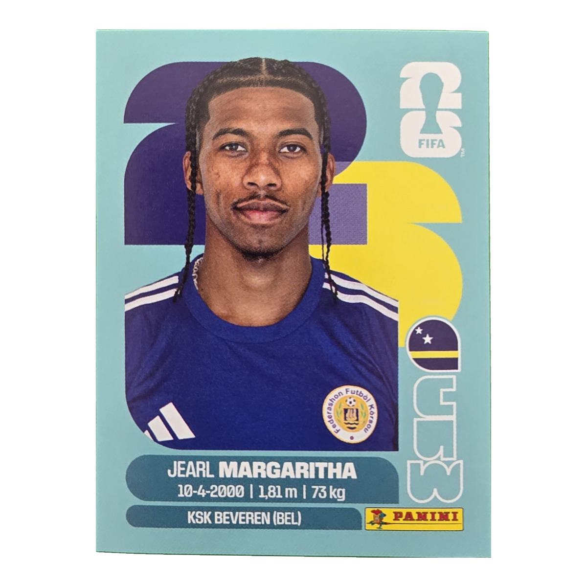 Jearl Margaritha - Curaçao, FIFA WM 2026, Nr. CUW16