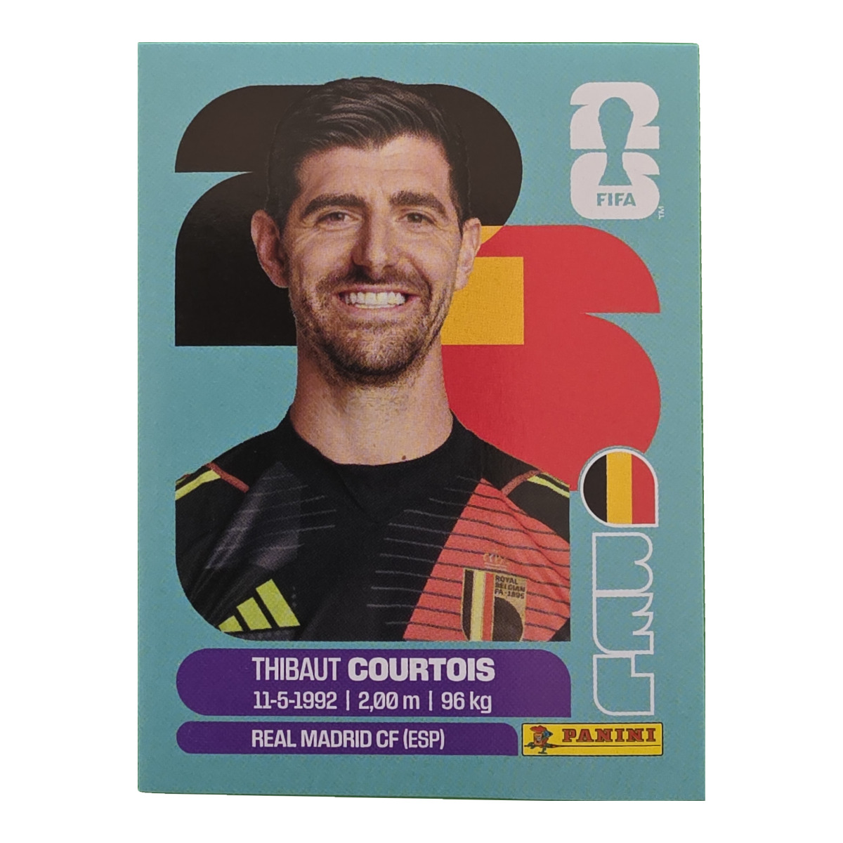 Thibaut Courtois - Belgien, FIFA WM 2026, Nr. BEL2