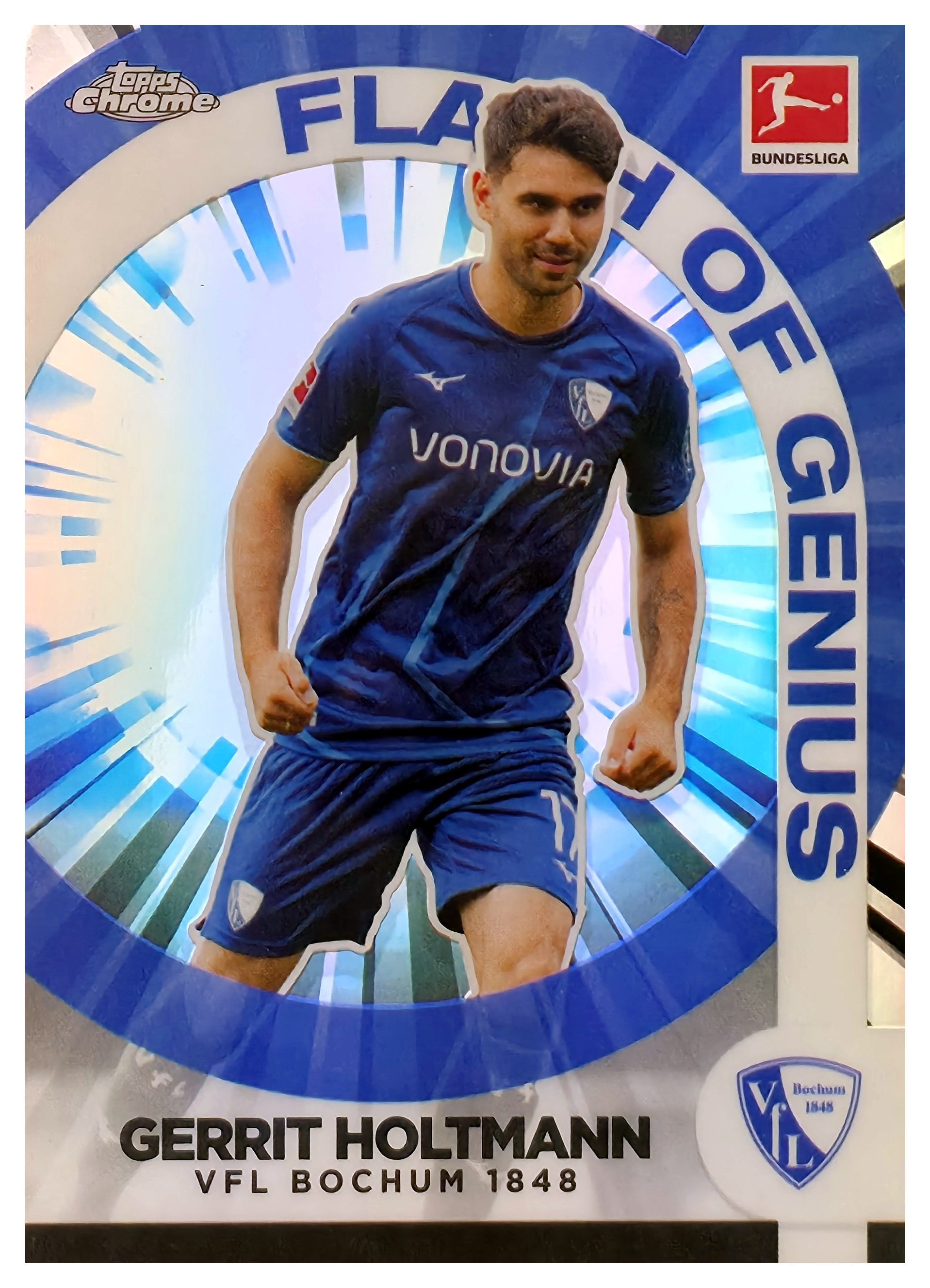 Gerrit Holtmann - Topps Chrome Bundesliga Flash of Genius 2022-23, Nr. FG-GHO – Insert (Art.-Nr. SG108010)