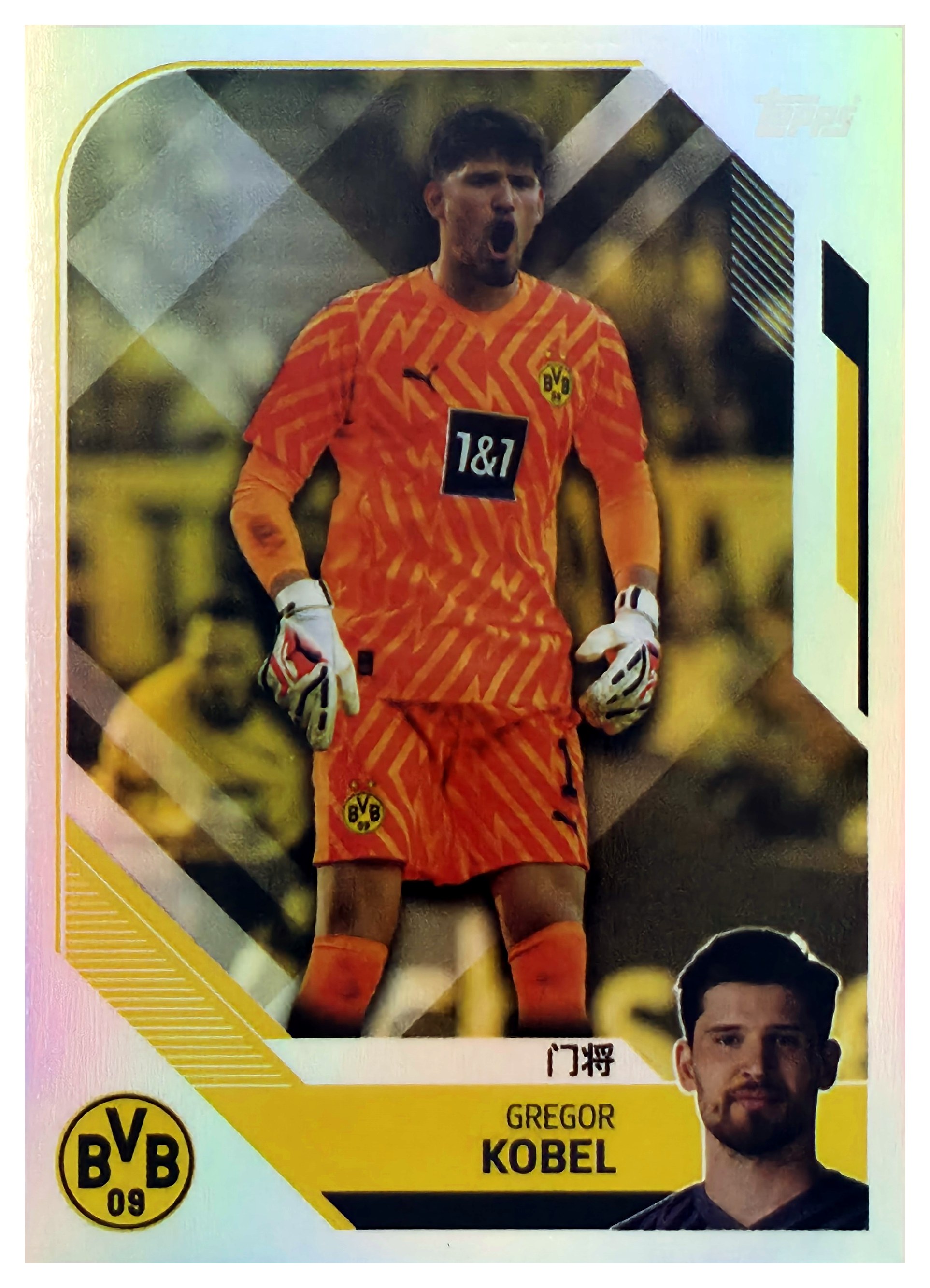 Gregor Kobel - Topps Borussia Dortmund Team Set China Edition Base Set 2023-24, Nr. BVBC-1 (Art.-Nr. SG110738)