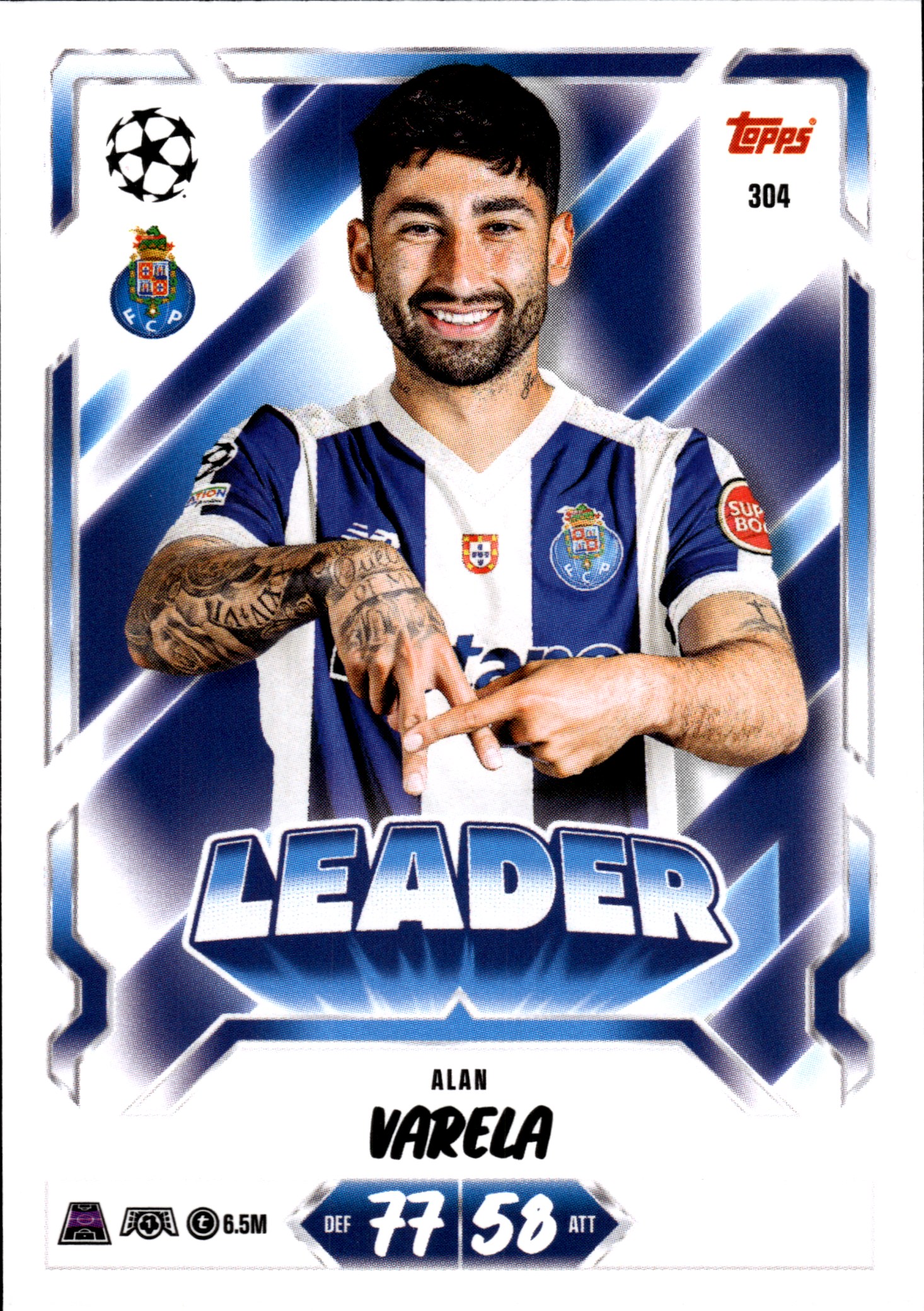 Alan Varela - Topps Match Attax UEFA Club Competitions Leader 2026-27, Nr. 304 (Art.-Nr. SG107228)