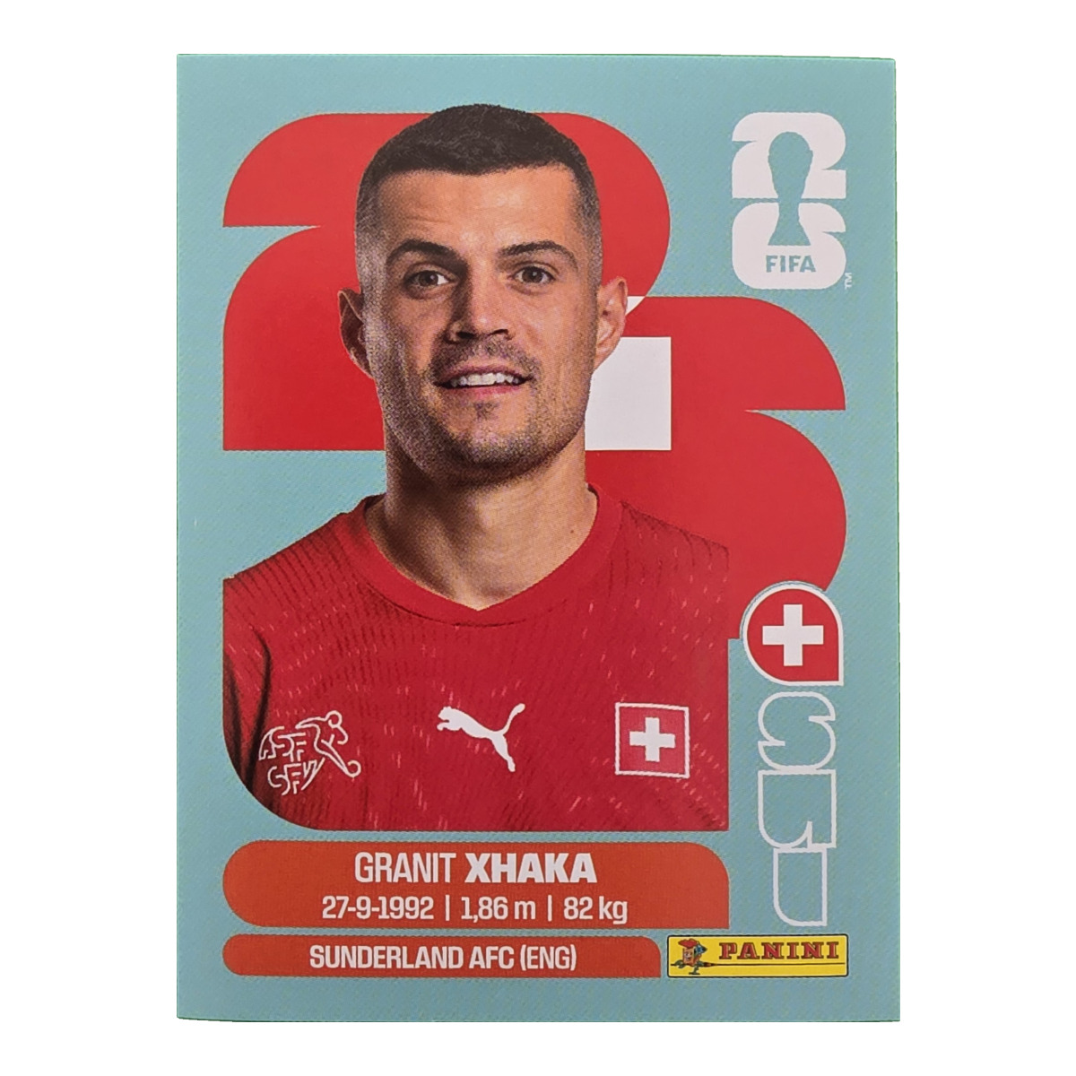 Granit Xhaka - Schweiz, FIFA WM 2026, Nr. SUI9