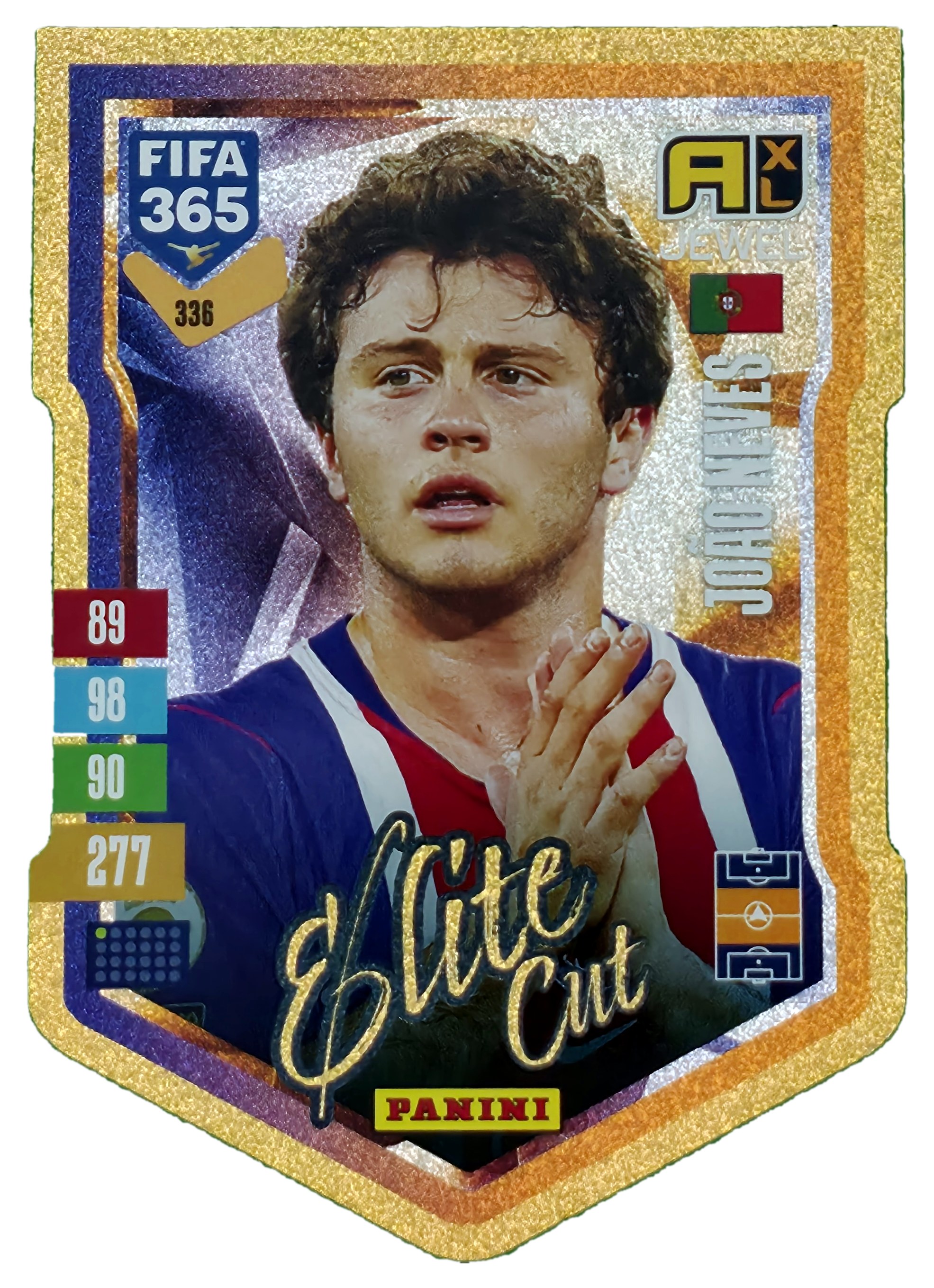 João Neves - Panini Adrenalyn XL FIFA 365 Elite Cut 2026-27, Nr. 336 – Insert (Art.-Nr. SG110427)