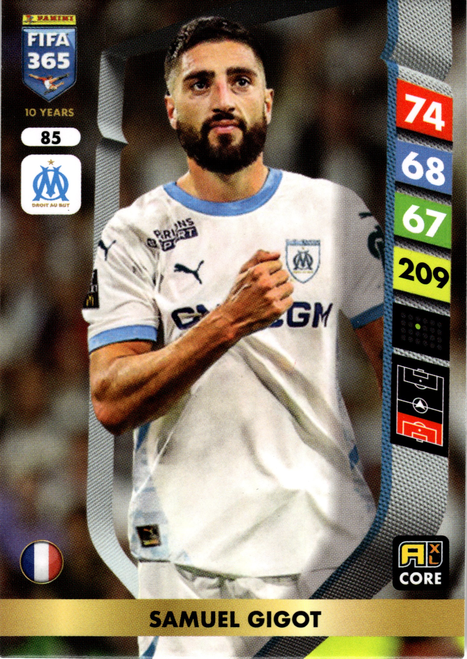 Samuel Gigot - Panini Adrenalyn XL FIFA 365 Base Set 2025, Nr. 85 (Art.-Nr. SG107774)