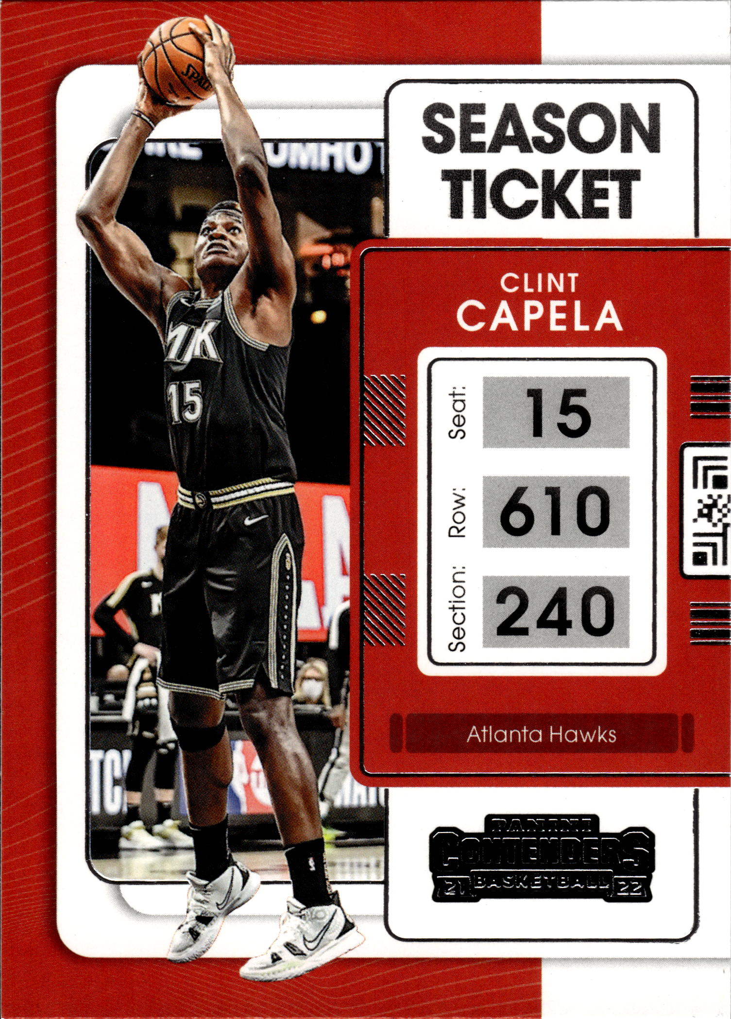 Clint Capela - Panini Contenders Season Ticket 2021-22, Nr. 24 (Art.-Nr. SG103755)