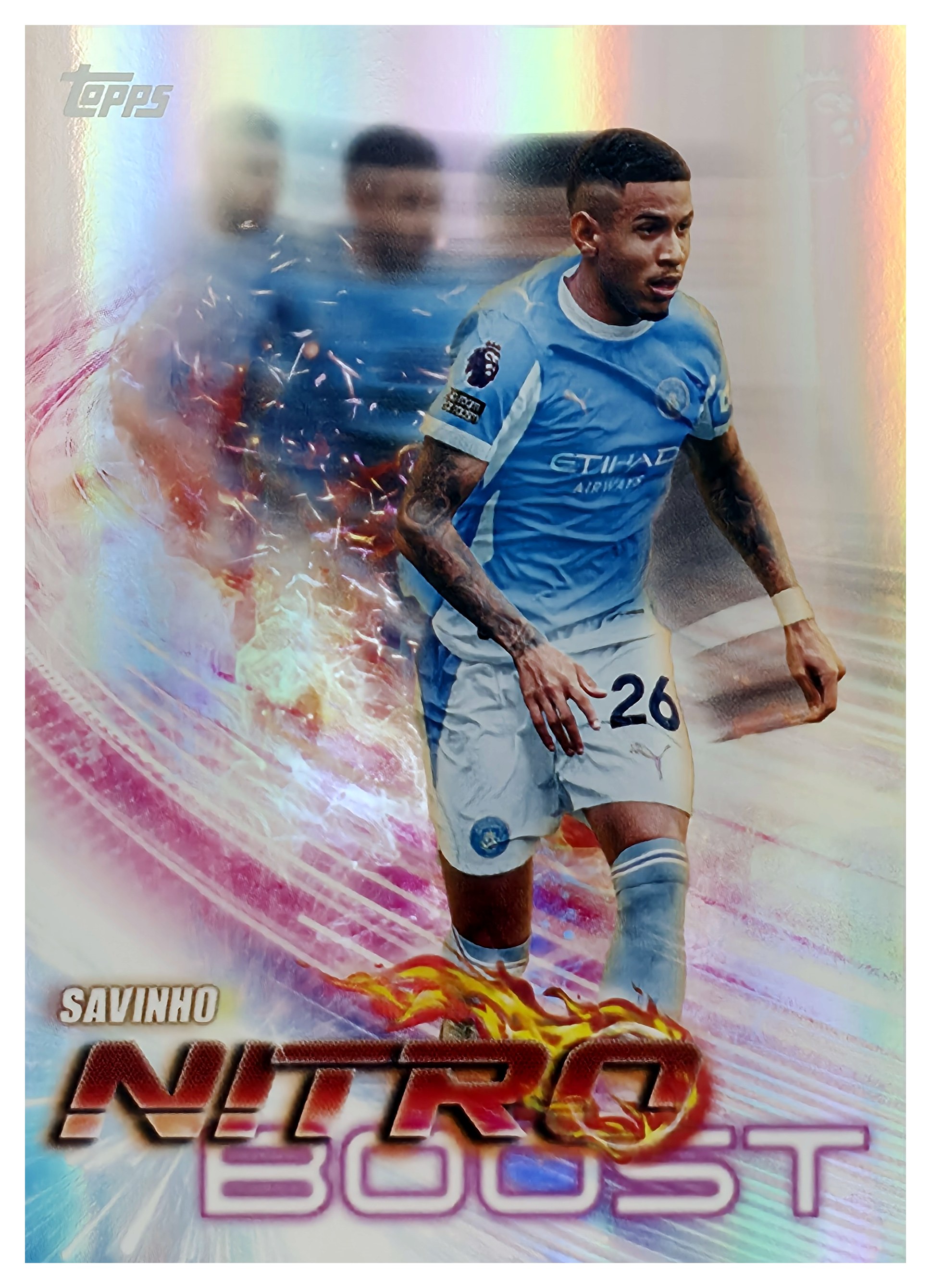 Savinho - Topps Flagship Premier League Nitro Boost 2026-27, Nr. NB 15 – Insert (Art.-Nr. SG109425)