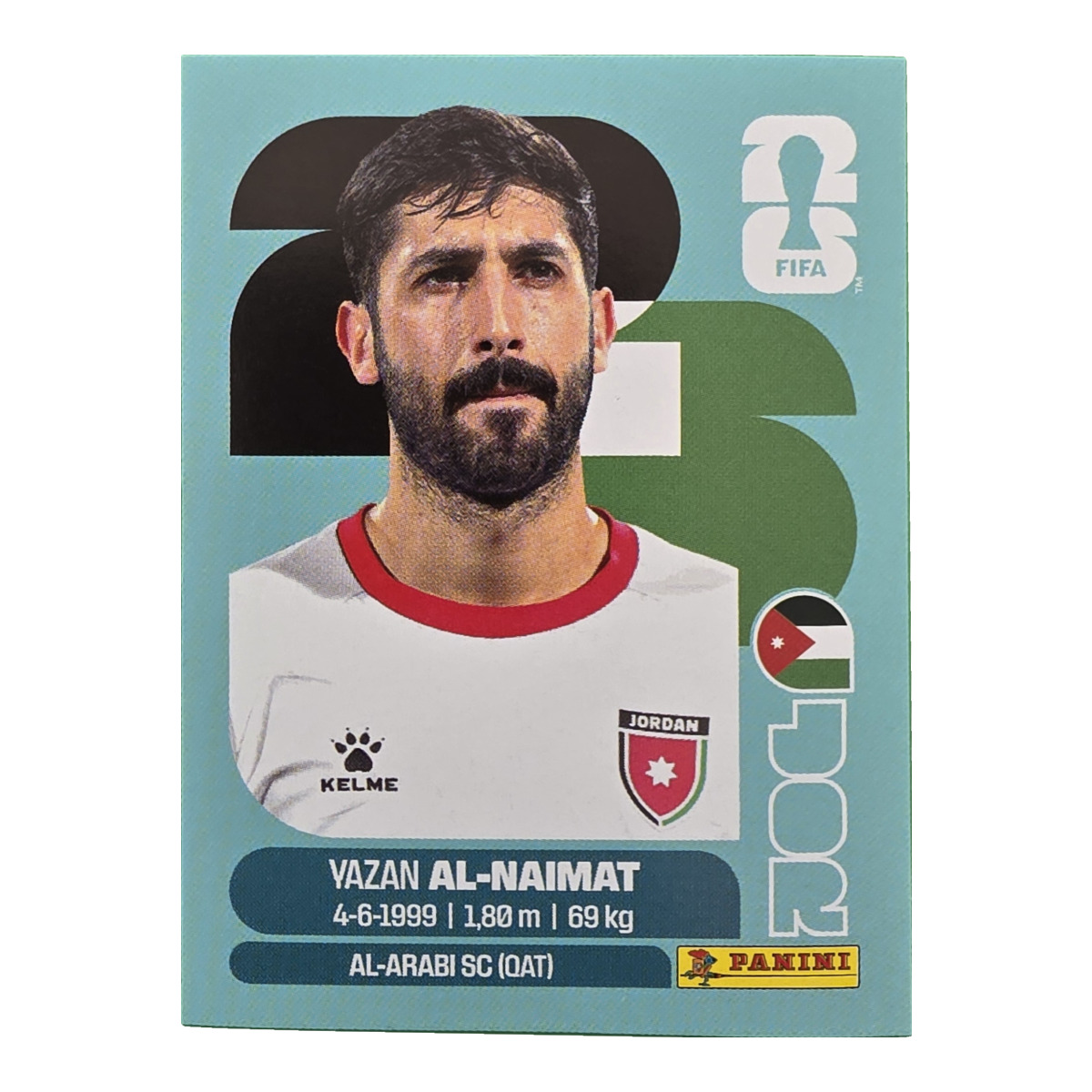 Yazan Al-Naimat - Jordanien, FIFA WM 2026, Nr. JOR16