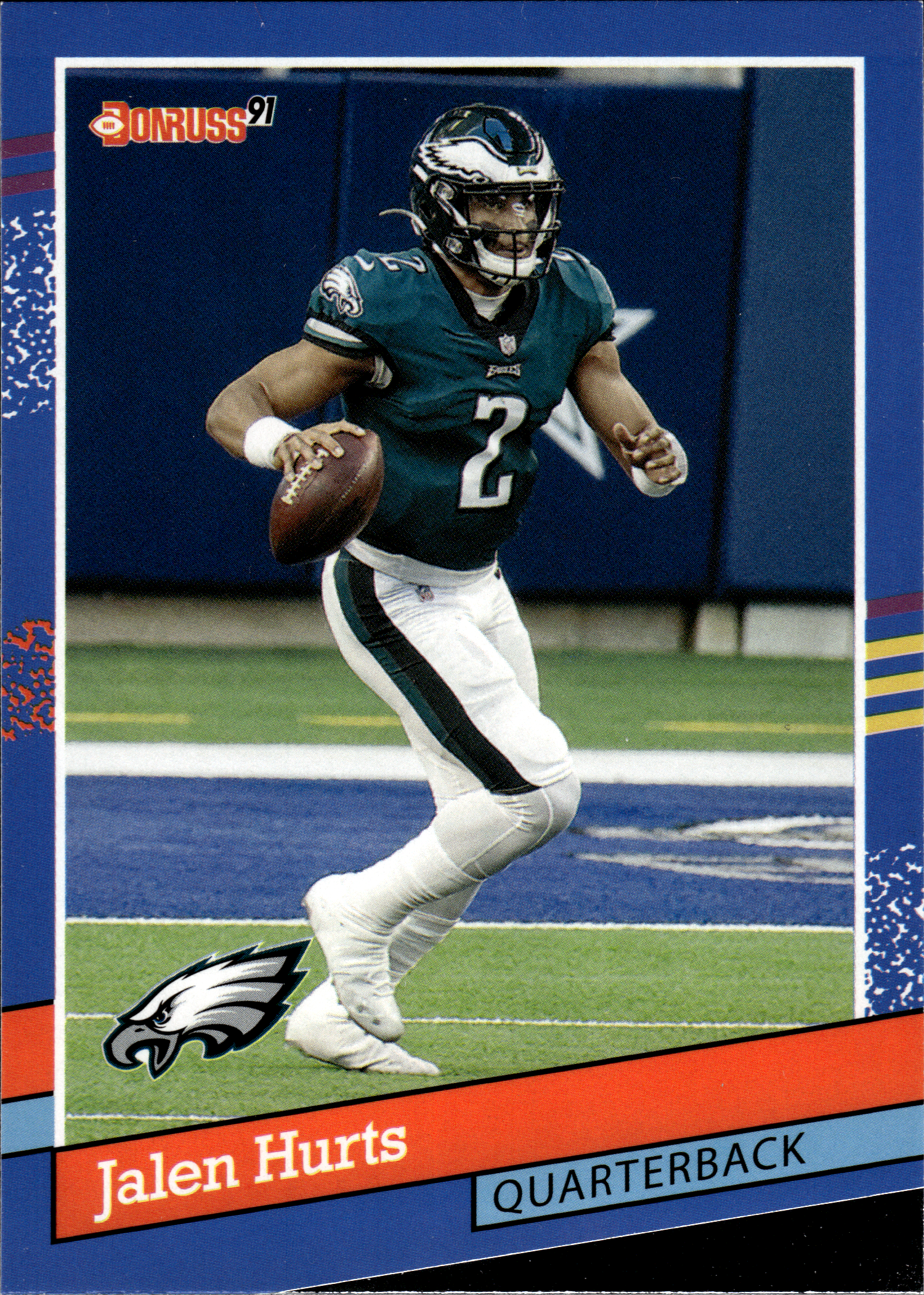 Jalen Hurts - Panini Donruss 1991 Retro 2021, Nr. 91-17 (Art.-Nr. SG103973)