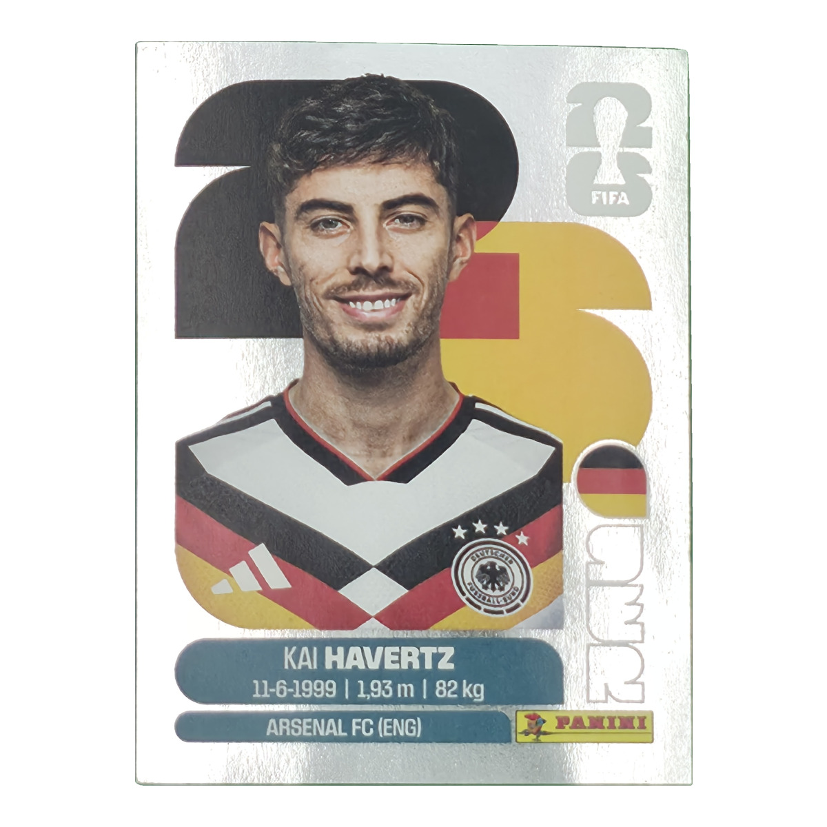 Kai Havertz - Deutschland, FIFA WM 2026, Nr. GER-S17 – Silber-Edition