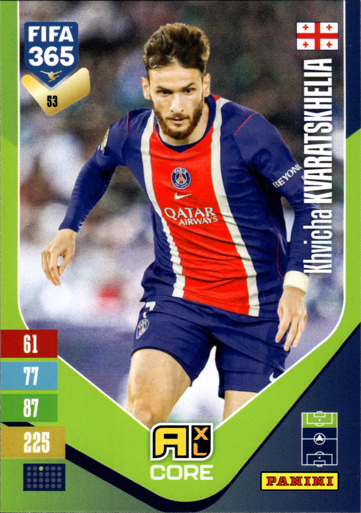 Khvicha Kvaratskhelia - Panini Adrenalyn XL FIFA 365 Base Set 2026-27, Nr. 53
