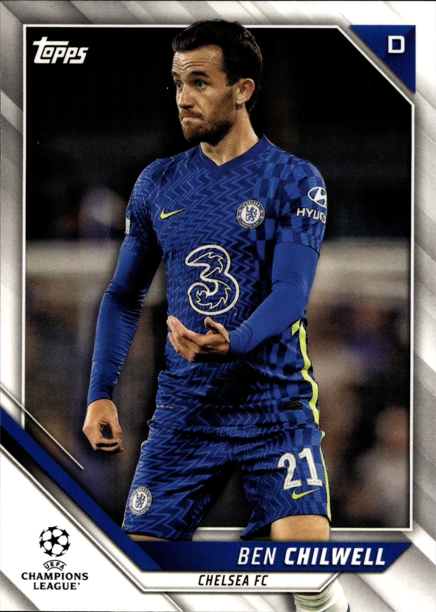 Ben Chilwell - Topps UEFA Champions League Base Set 2021-22, Nr. 146 (Art.-Nr. SG110008)