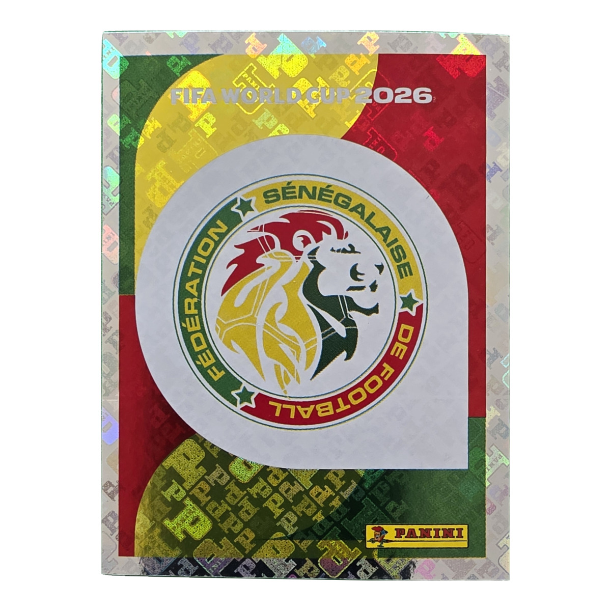 Emblem - Senegal, FIFA WM 2026, Nr. SEN1 – Glitzer-Optik