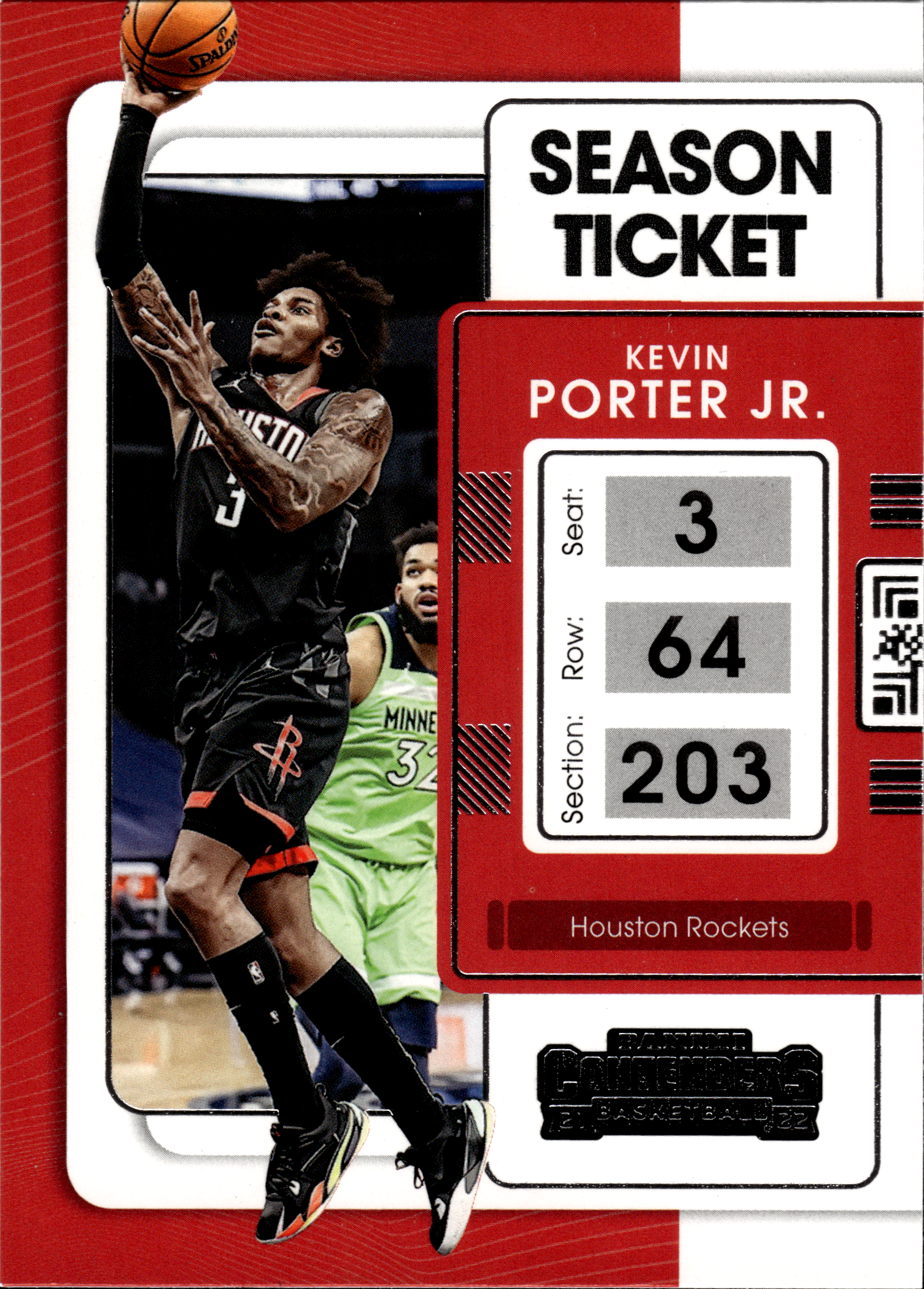 Kevin Porter Jr. - Panini Contenders Season Ticket 2021-22, Nr. 70 (Art.-Nr. SG103570)