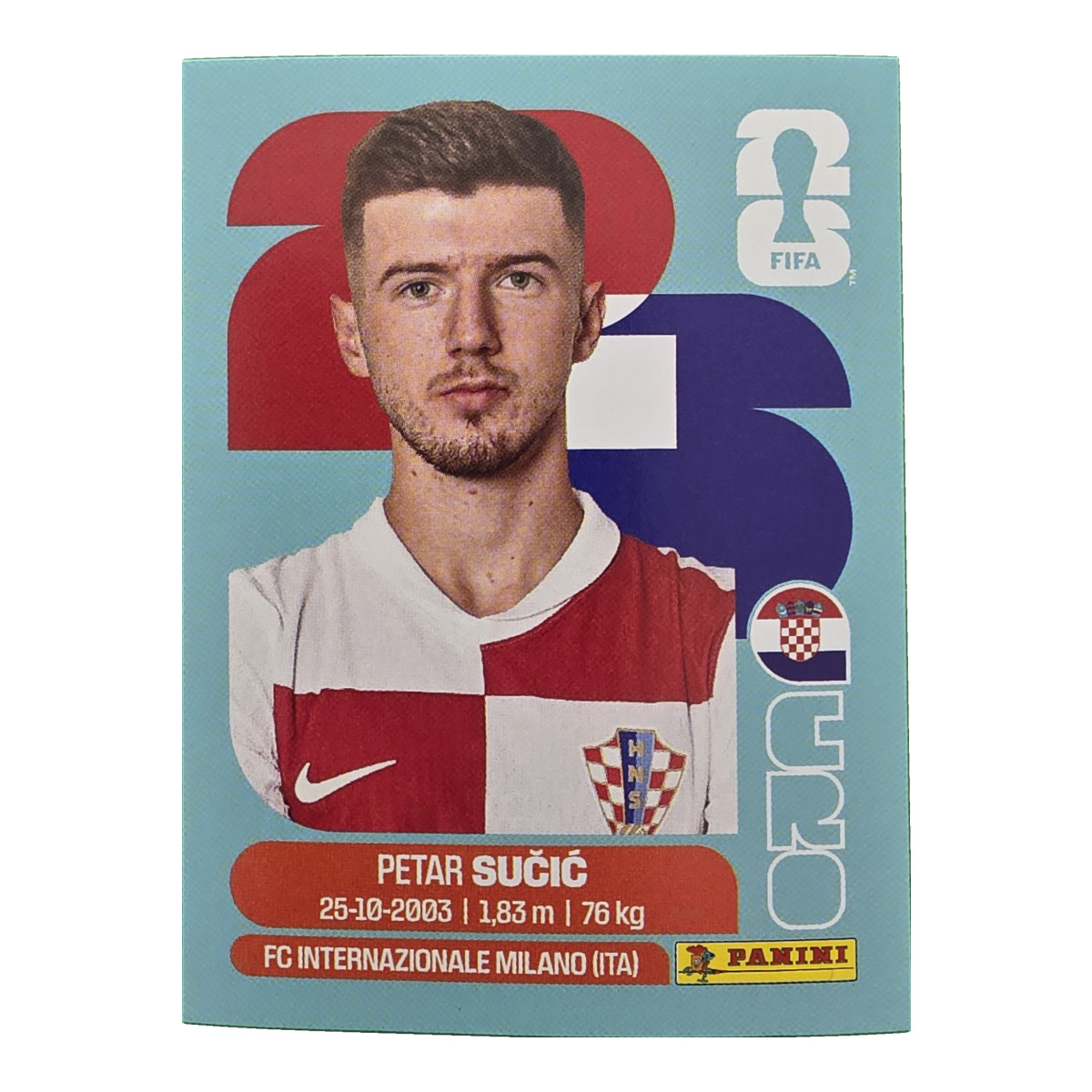 Petar Sucic - Kroatien, FIFA WM 2026, Nr. CRO15