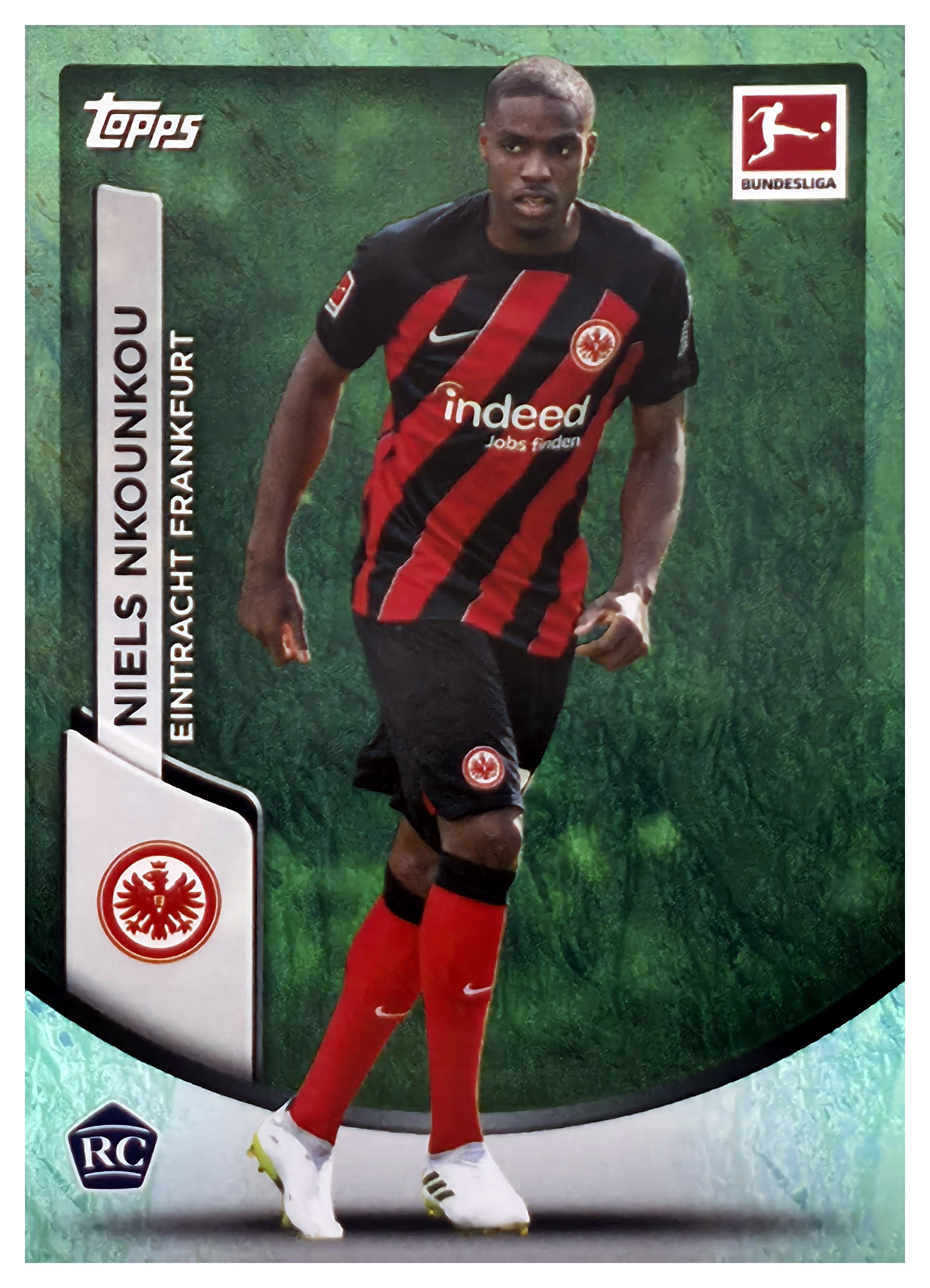 Niels Nkounkou - Topps Chrome Bundesliga Base Set 2023-24, Nr. 32 – Rookie Card (Art.-Nr. SG109343)