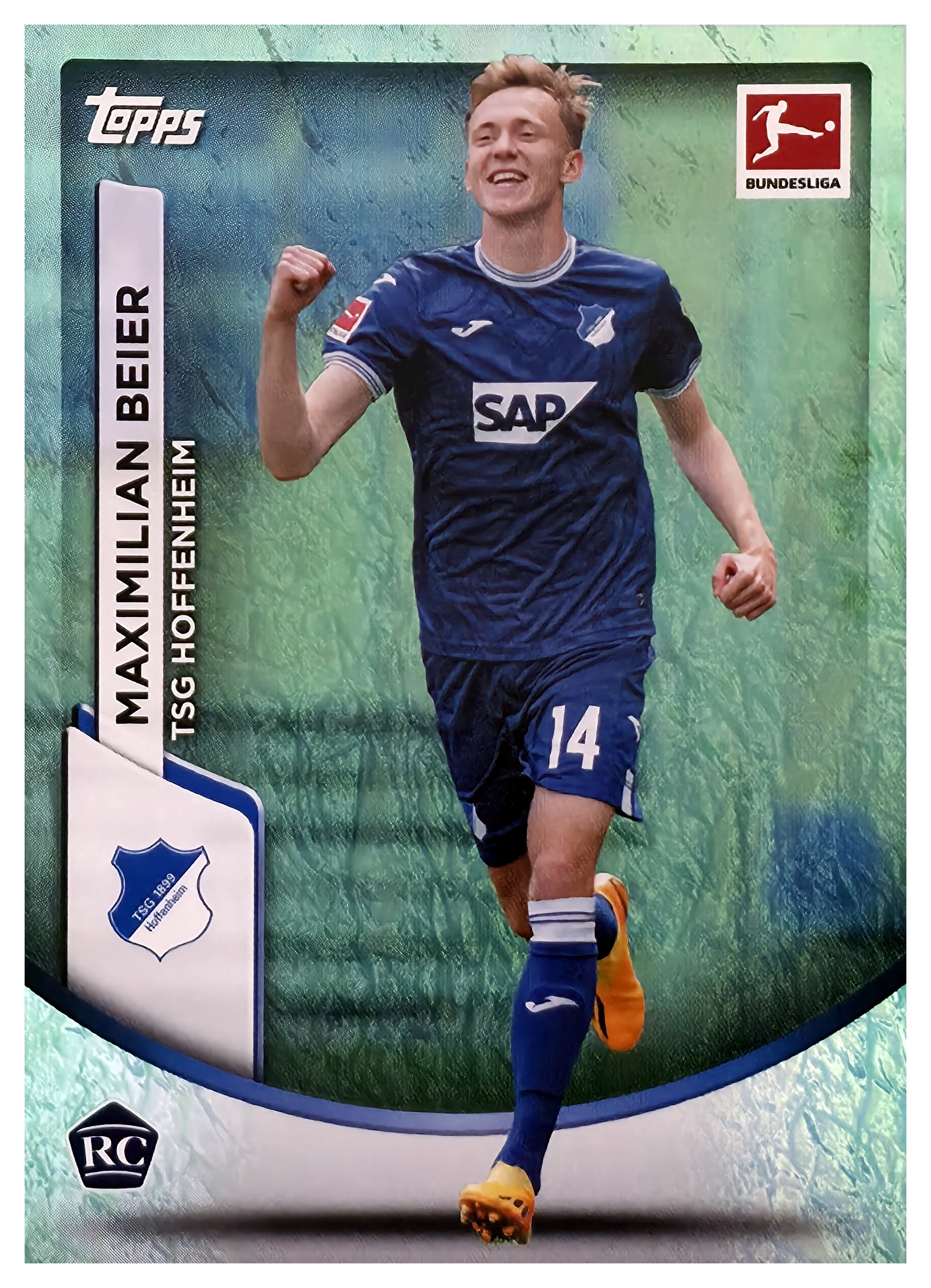Maximilian Beier - Topps Chrome Bundesliga Base Set 2023-24, Nr. 48 – Rookie Card (Art.-Nr. SG109296)