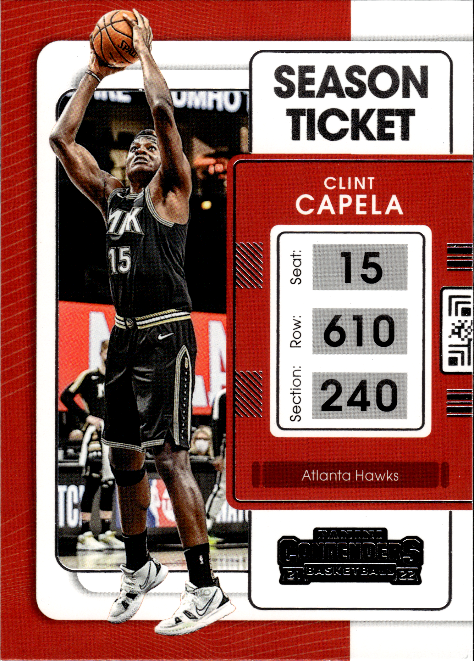 Clint Capela - Panini Contenders Season Ticket 2021-22, Nr. 24 (Art.-Nr. SG103625)