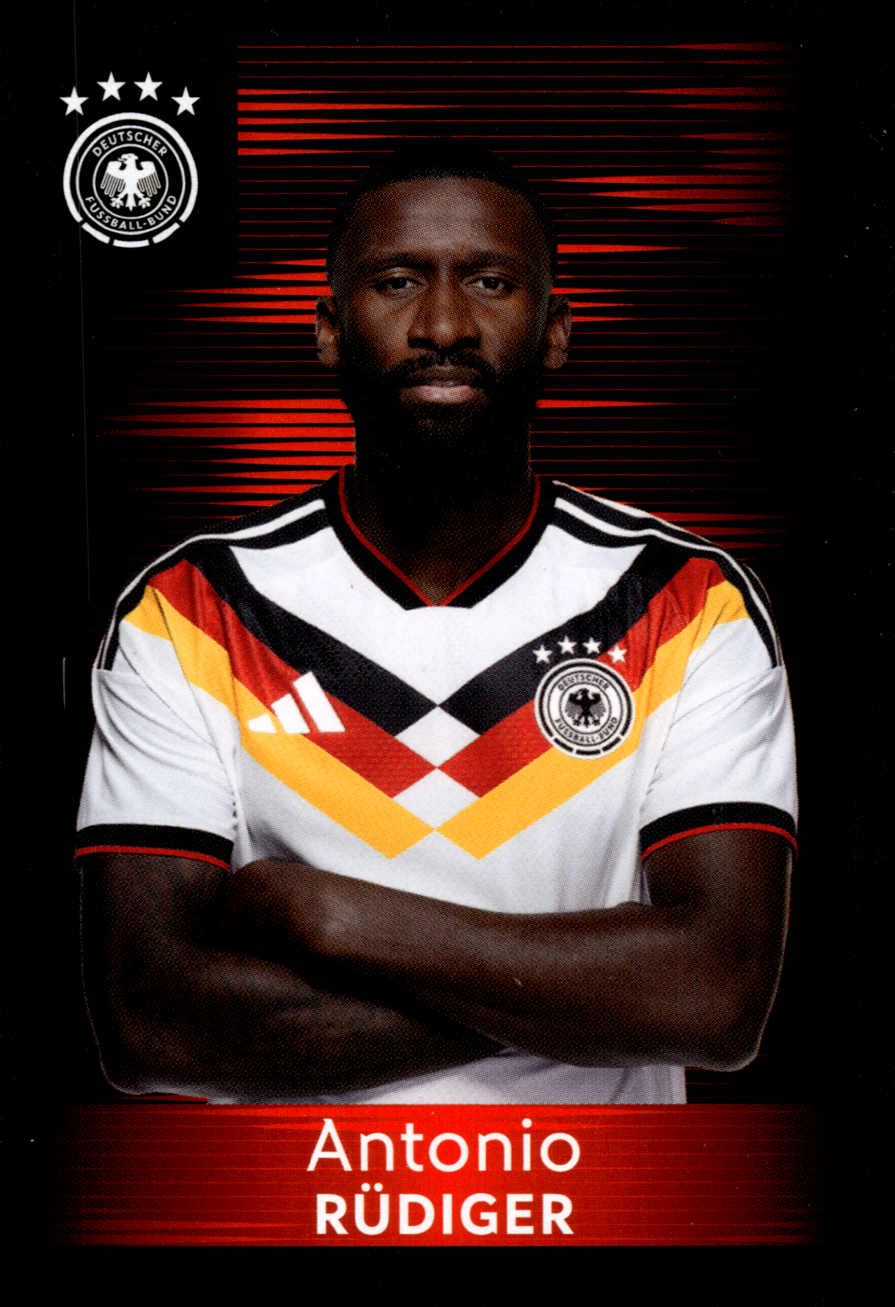 Antonio Rüdiger - Panini FIFA World Cup DFB-Sammelkarten 2026, Nr. 11 (Art.-Nr. SG102483)