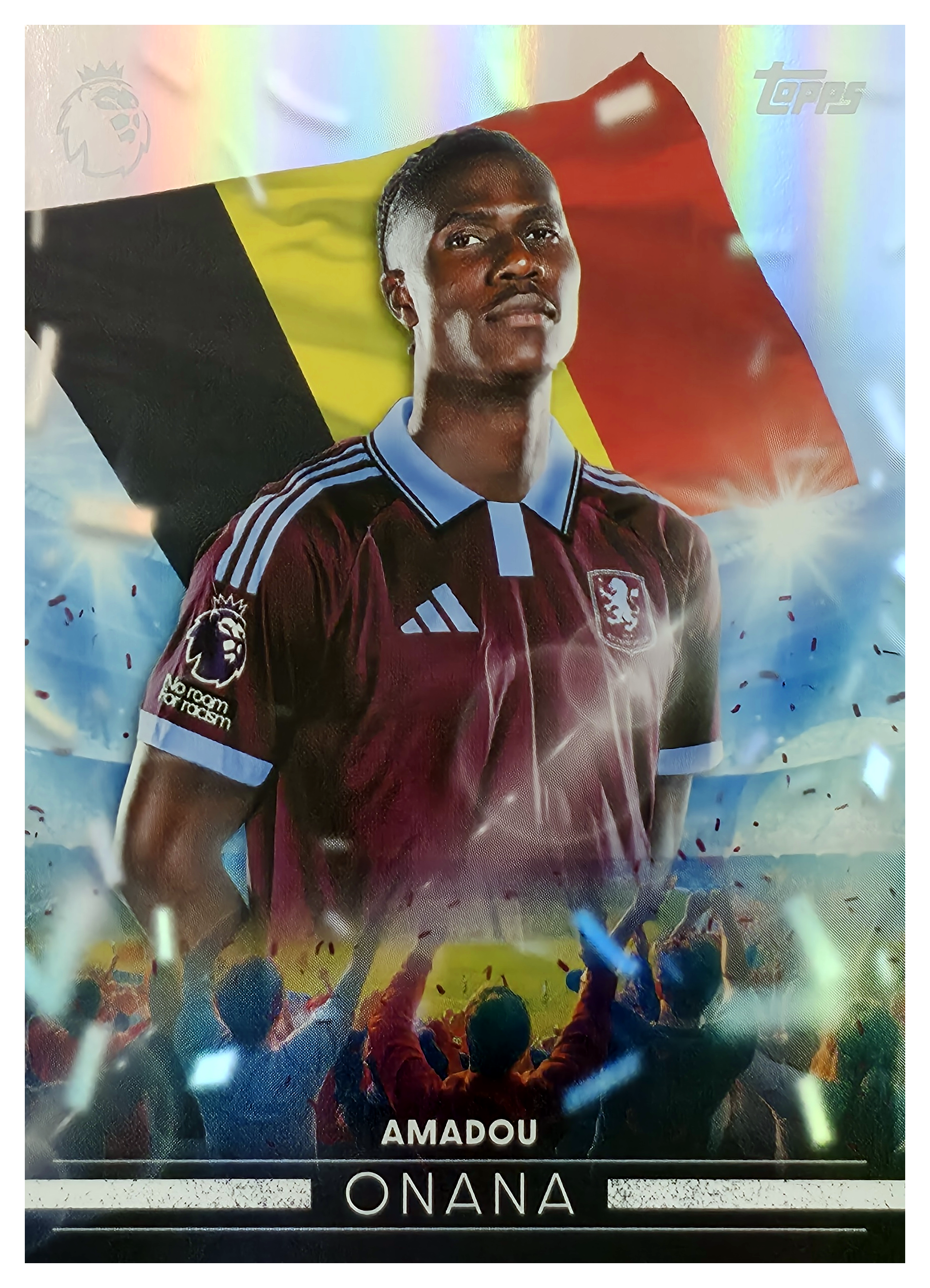 Amadou Onana - Topps Flagship Premier League Flying the Flag 2026-27, Nr. FF 3 – Insert (Art.-Nr. SG105186)