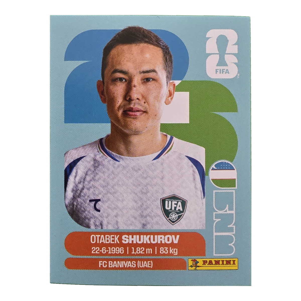 Otabek Shukurov - Usbekistan, FIFA WM 2026, Nr. UZB11