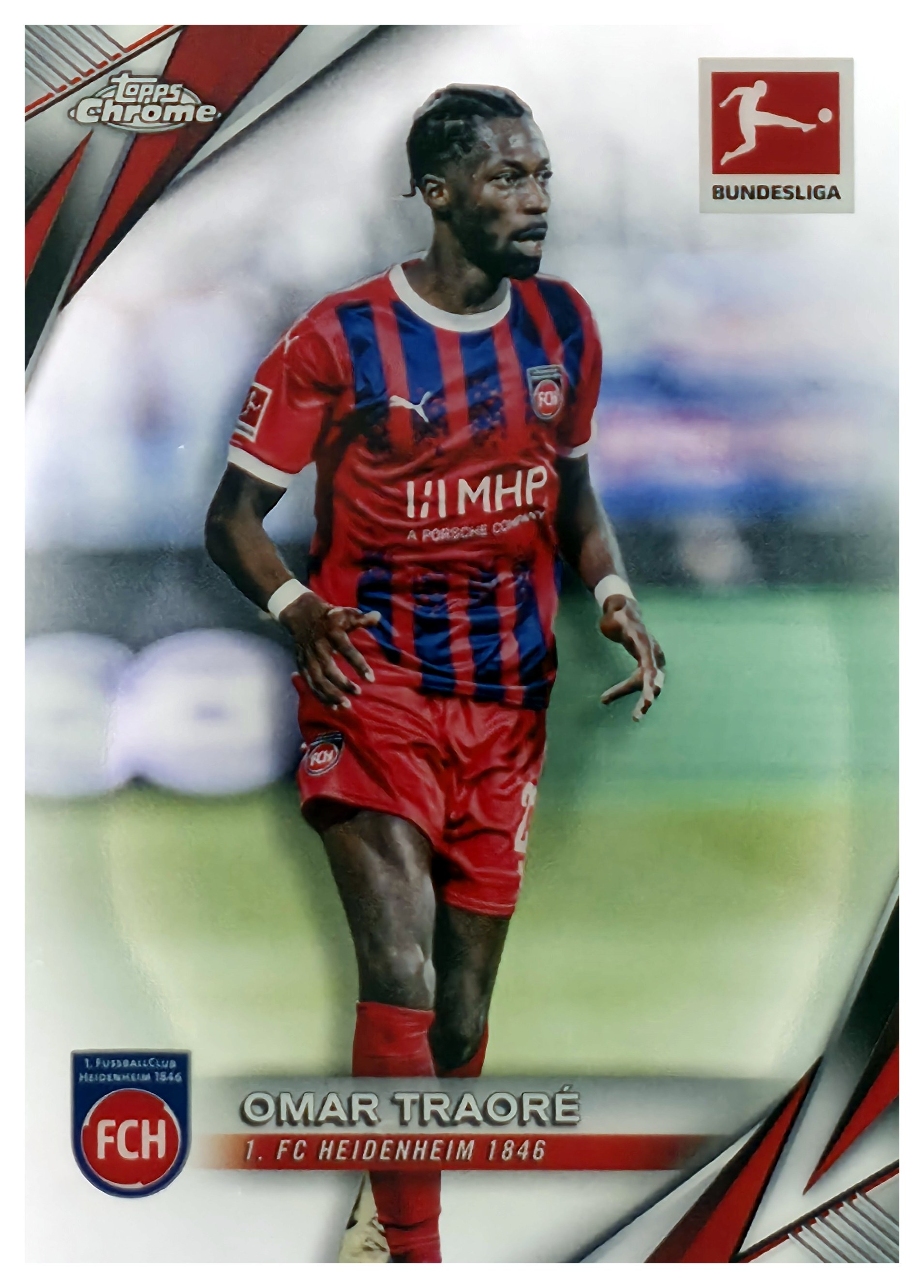 Omar Traoré - Topps Chrome Bundesliga Base Set 2024-25, Nr. 42 (Art.-Nr. SG108030)