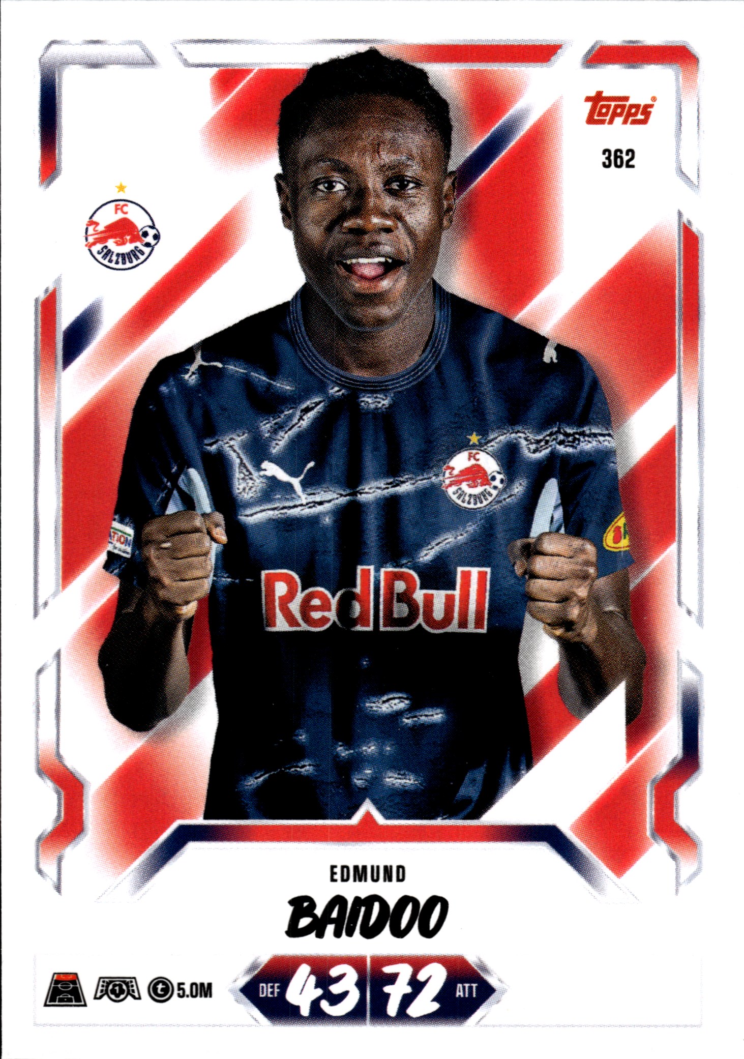 Edmund Baidoo - Topps Match Attax UEFA Club Competitions Base Set 2026-27, Nr. 362 (Art.-Nr. SG107394)