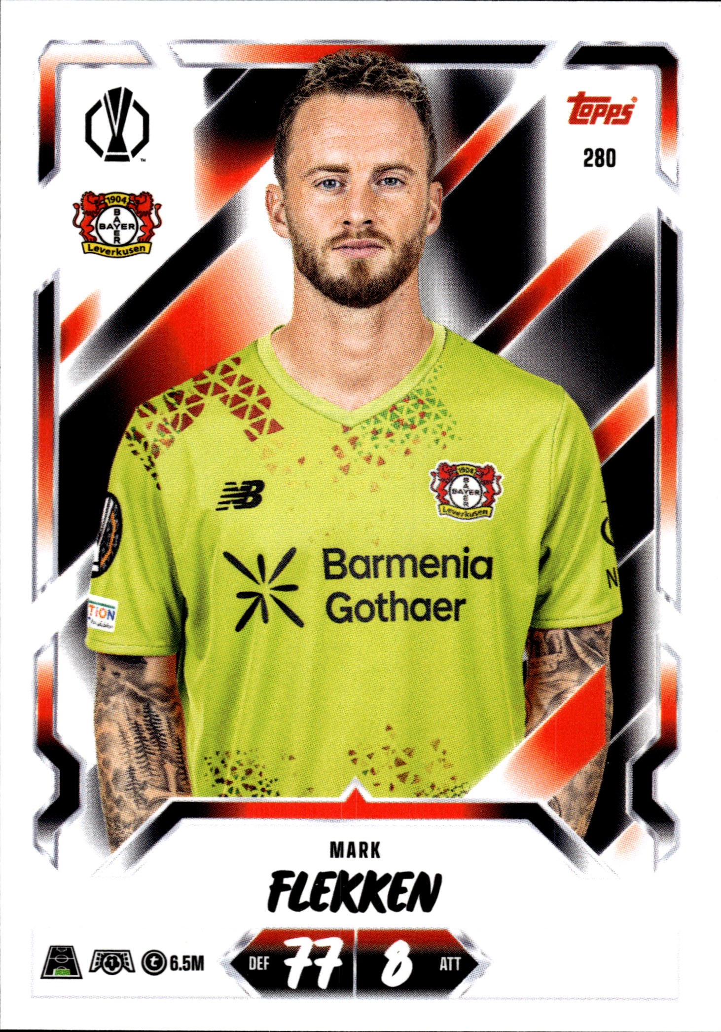Mark Flekken - Topps Match Attax UEFA Club Competitions Base Set 2026-27, Nr. 280 (Art.-Nr. SG107293)