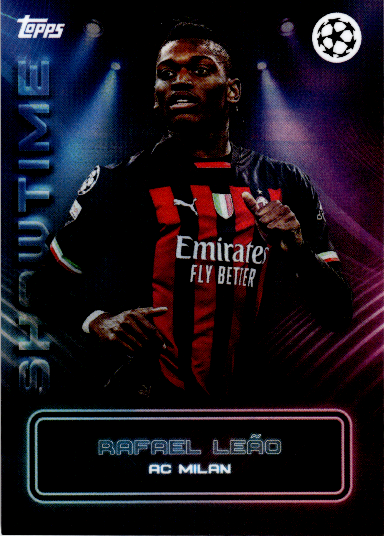 Rafael Leão - Topps UEFA Club Competitions Showtime 2023-24 (Art.-Nr. SG102968)