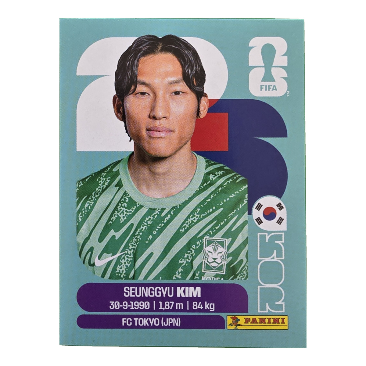 Seung-Gyu Kim - Südkorea, FIFA WM 2026, Nr. KOR3