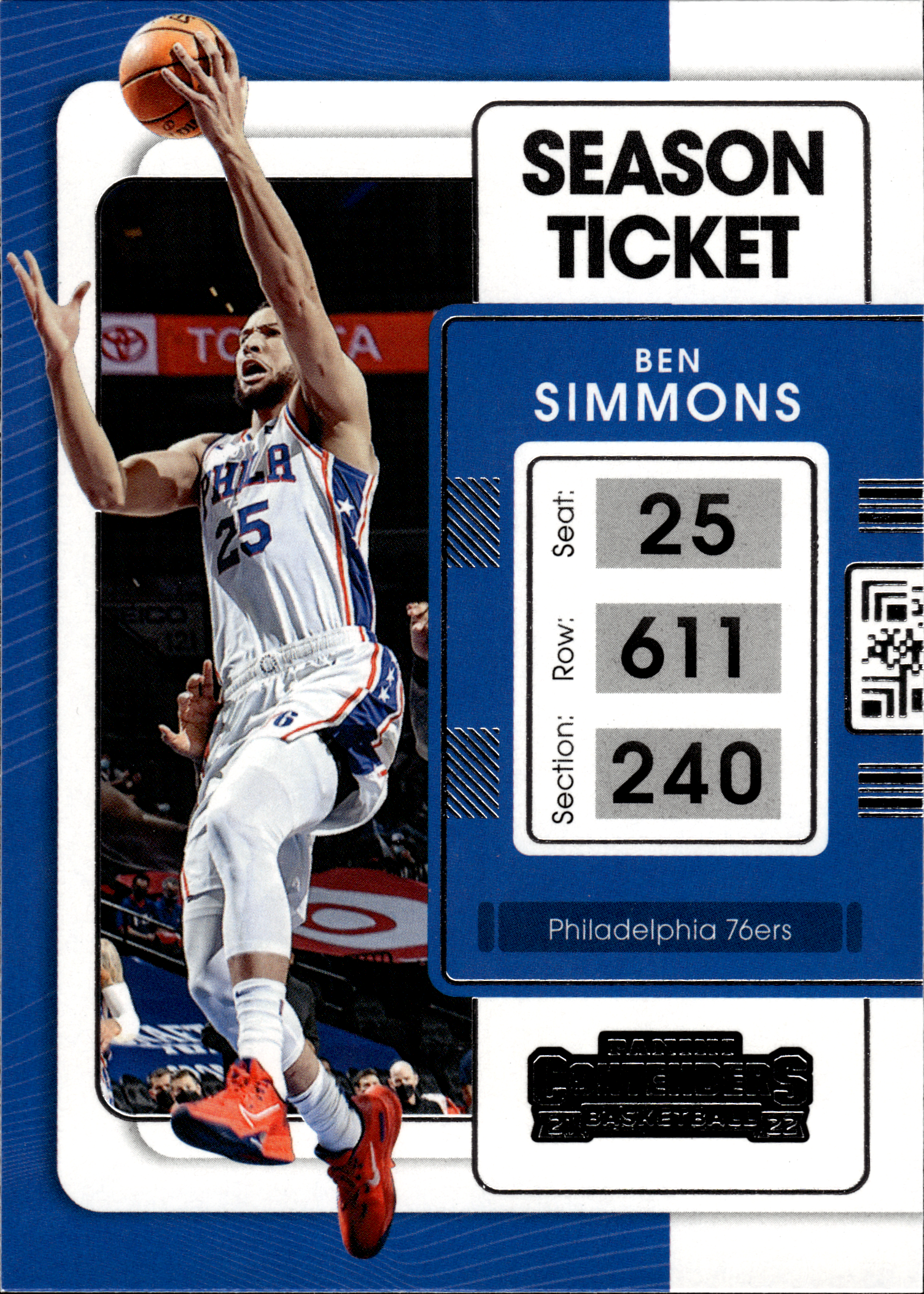 Ben Simmons - Panini Contenders Season Ticket 2021-22, Nr. 77 (Art.-Nr. SG103641)