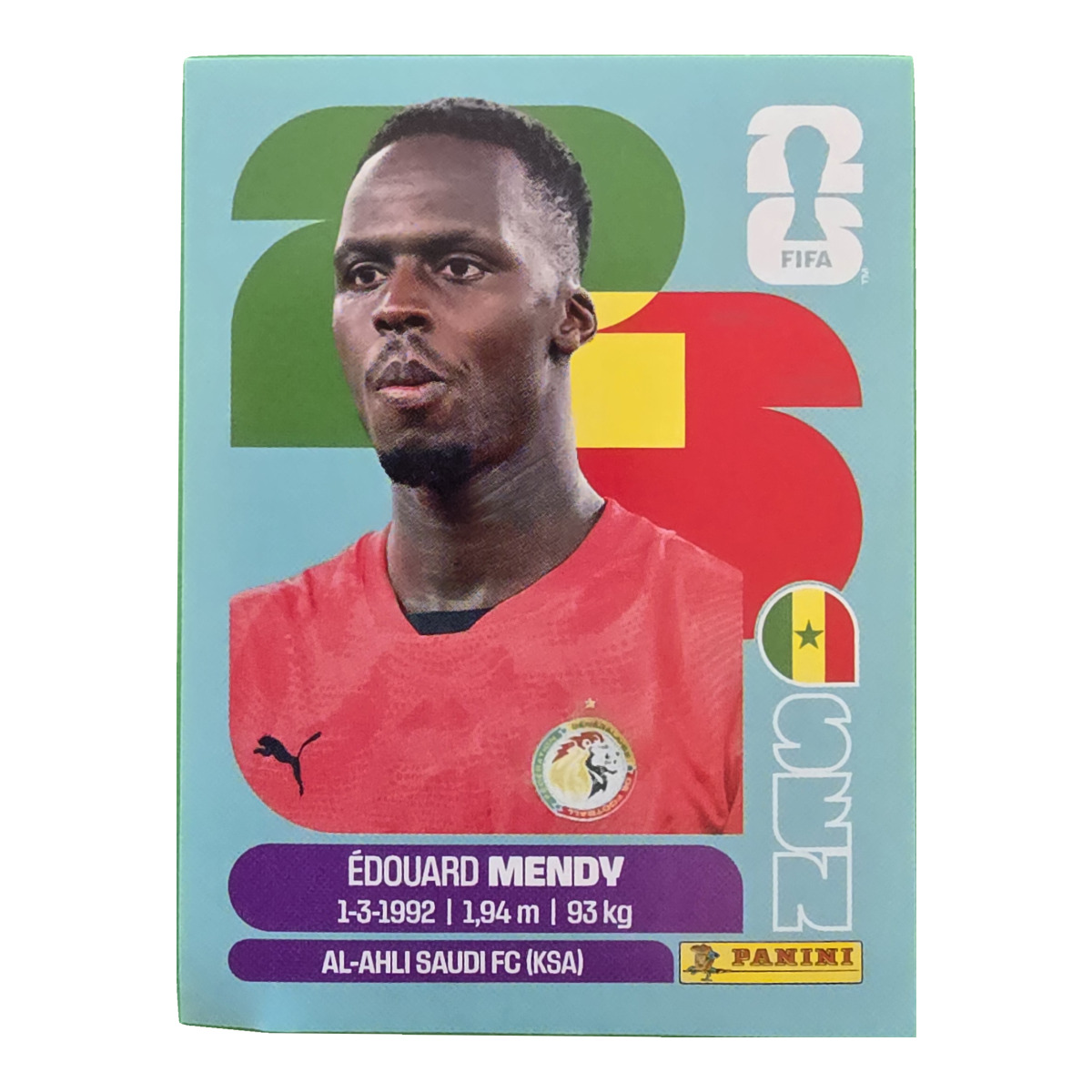 Édouard Mendy - Senegal, FIFA WM 2026, Nr. SEN2