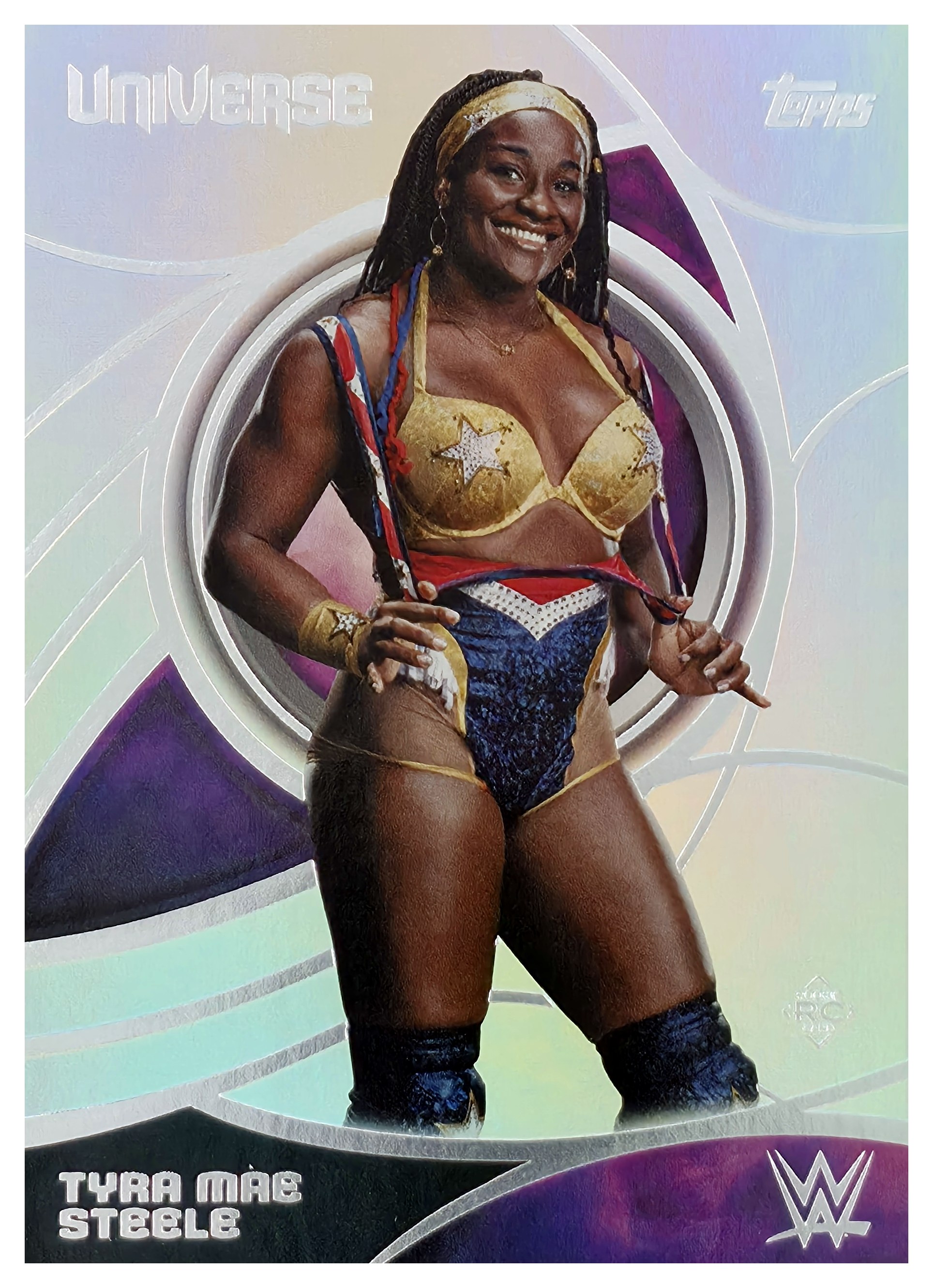 Tyra Mae Steele - Topps WWE Universe Base Set 2026, Nr. 36 – Rookie Card (Art.-Nr. SG111019)
