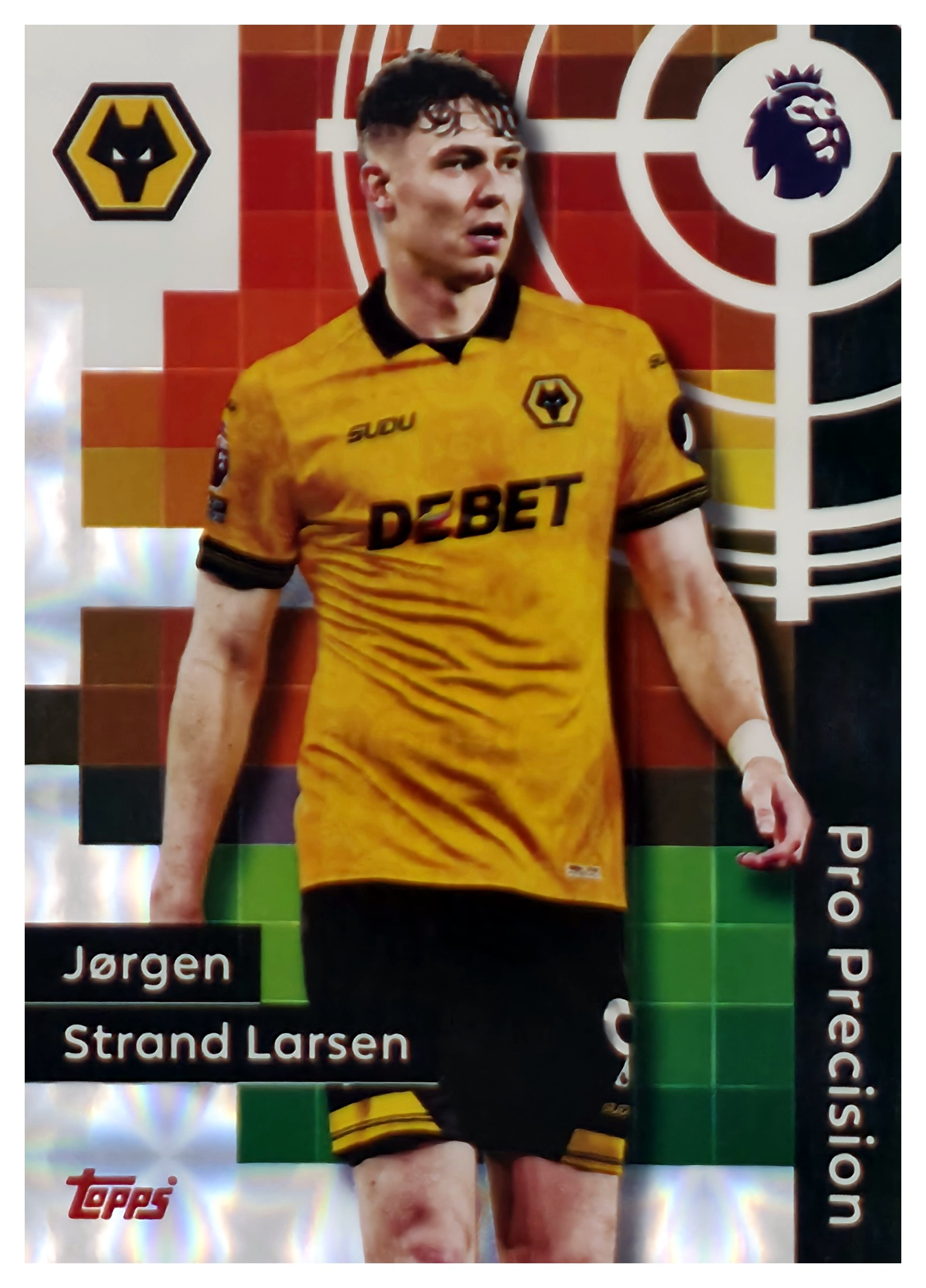 Jørgen Strand Larsen - Topps Match Attax Premier League Pro Precision 2025-26, Nr. 418 (Art.-Nr. SG108235)