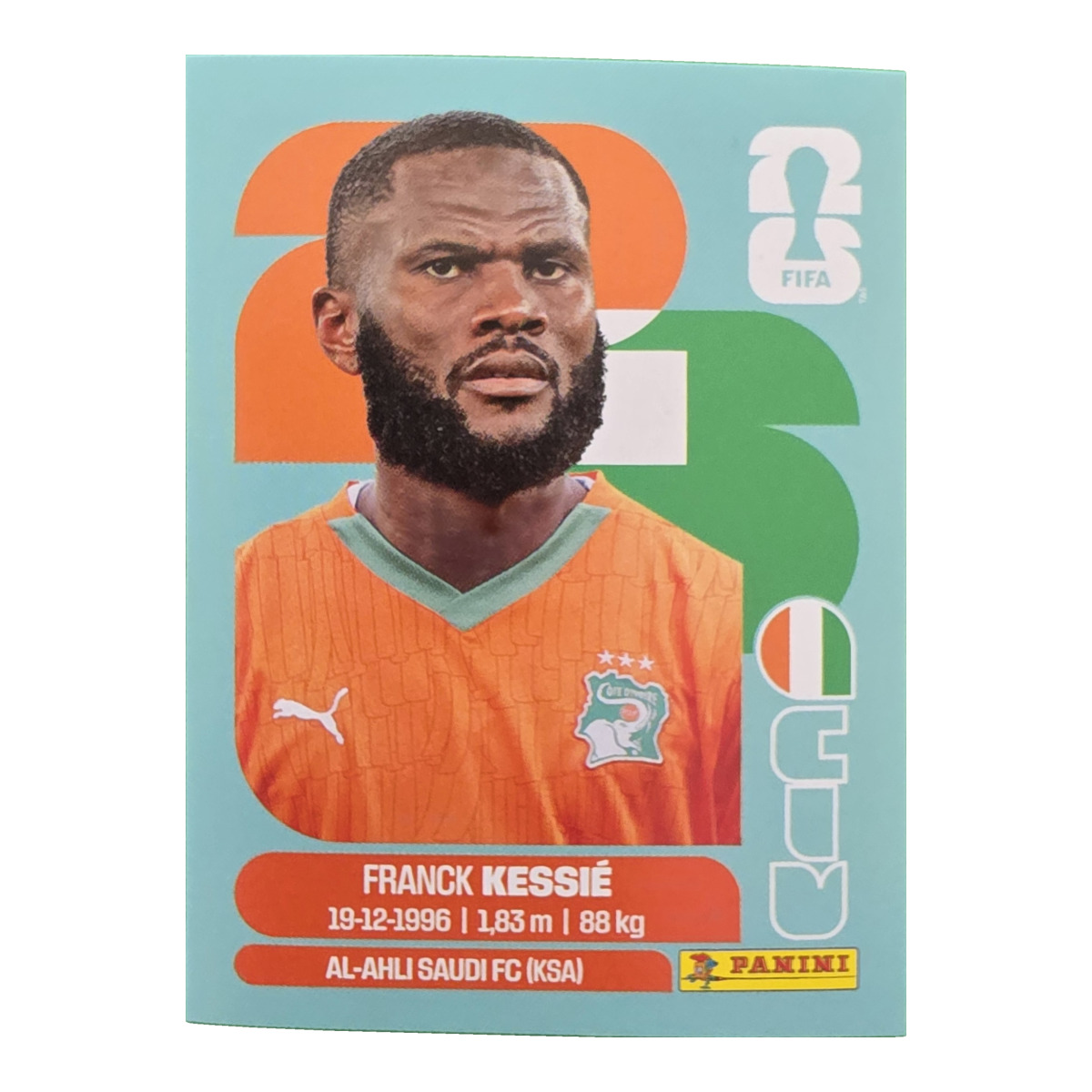 Franck Kessie - Elfenbeinküste, FIFA WM 2026, Nr. CIV10