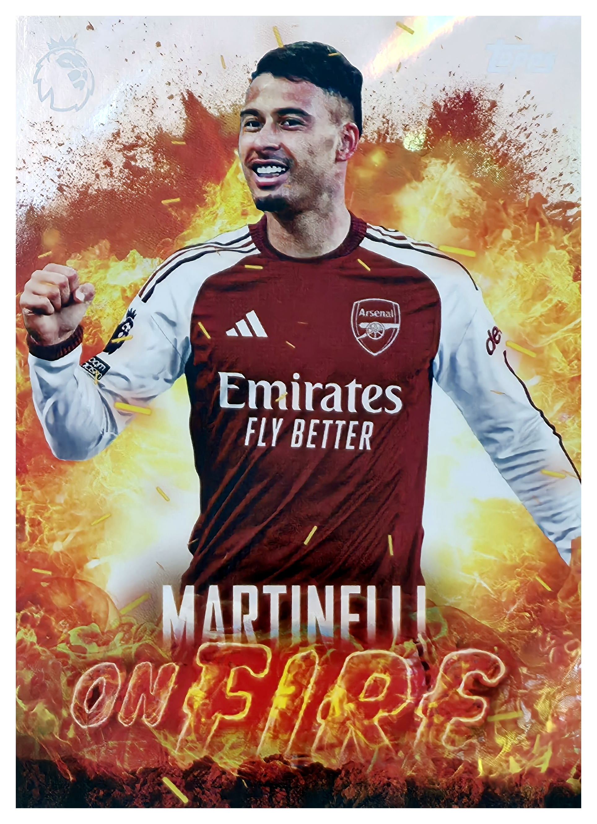 Gabriel Martinelli - Topps Flagship Premier League On Fire 2026-27, Nr. OF 5 – Insert (Art.-Nr. SG104815)