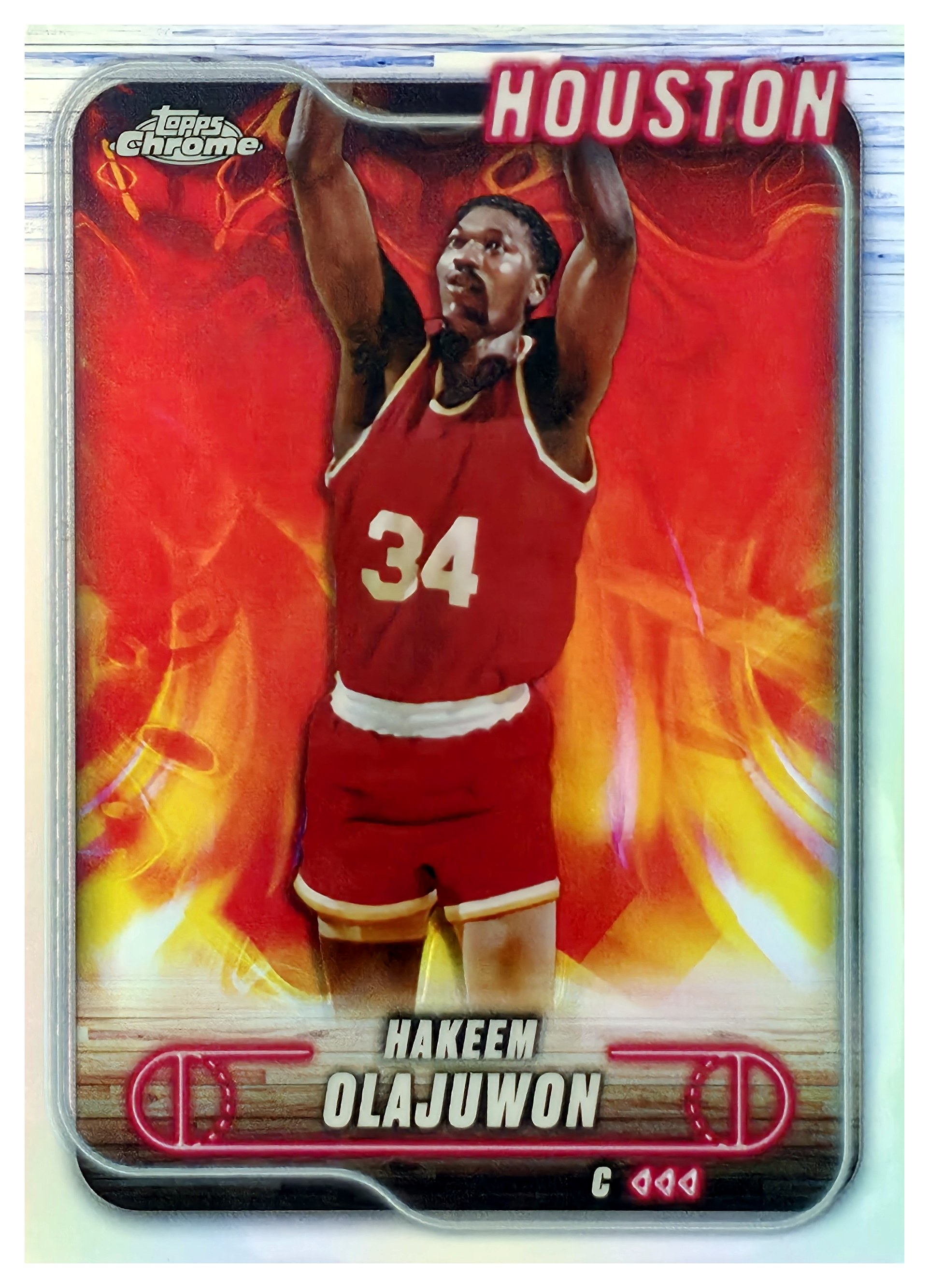 Hakeem Olajuwon - Topps Chrome Base Set 2024-25, Nr. 115 – Refractor (Art.-Nr. SG108871)