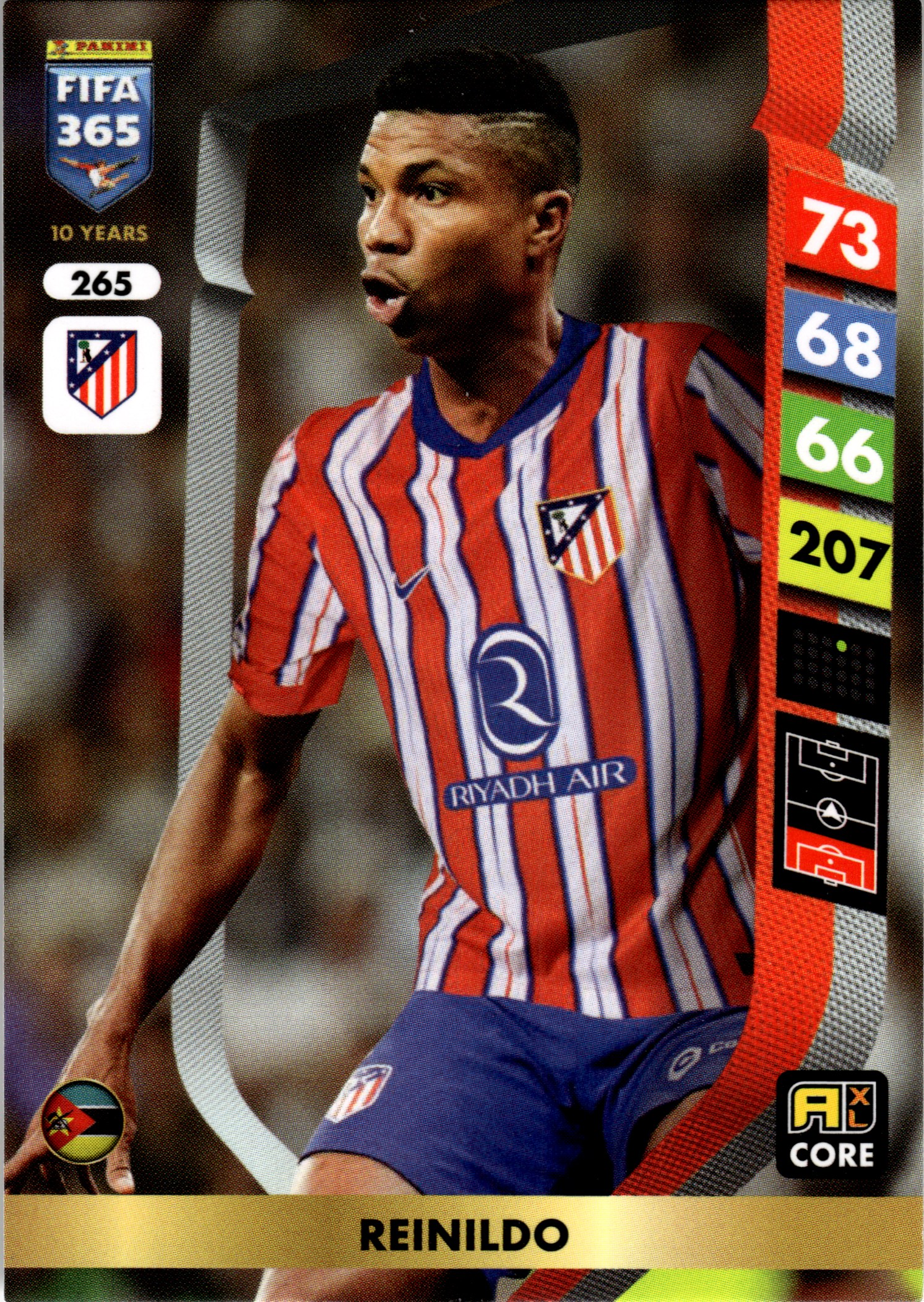 Reinildo - Panini Adrenalyn XL FIFA 365 Base Set 2025, Nr. 265 (Art.-Nr. SG107762)