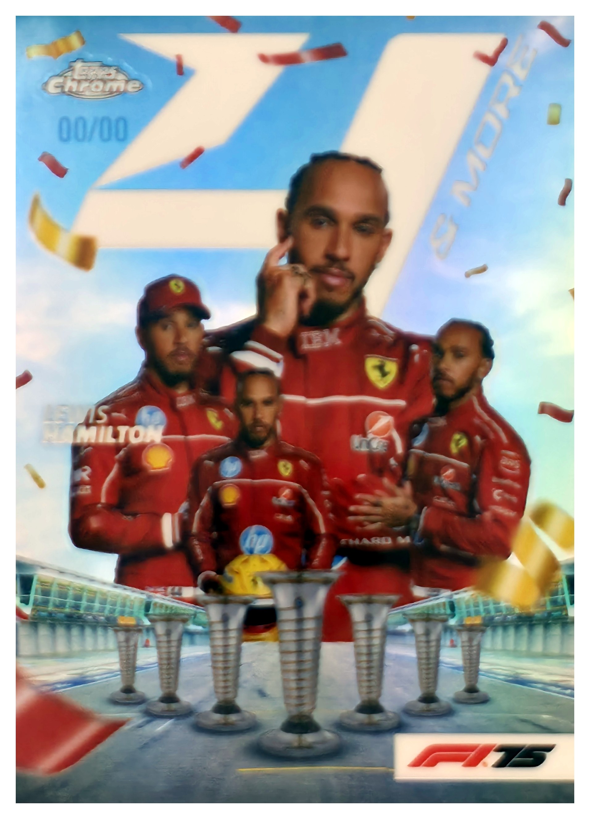 Lewis Hamilton - Topps Chrome Formula 1 Four & More 2025, Nr. 4N-2 (Art.-Nr. SG109016)