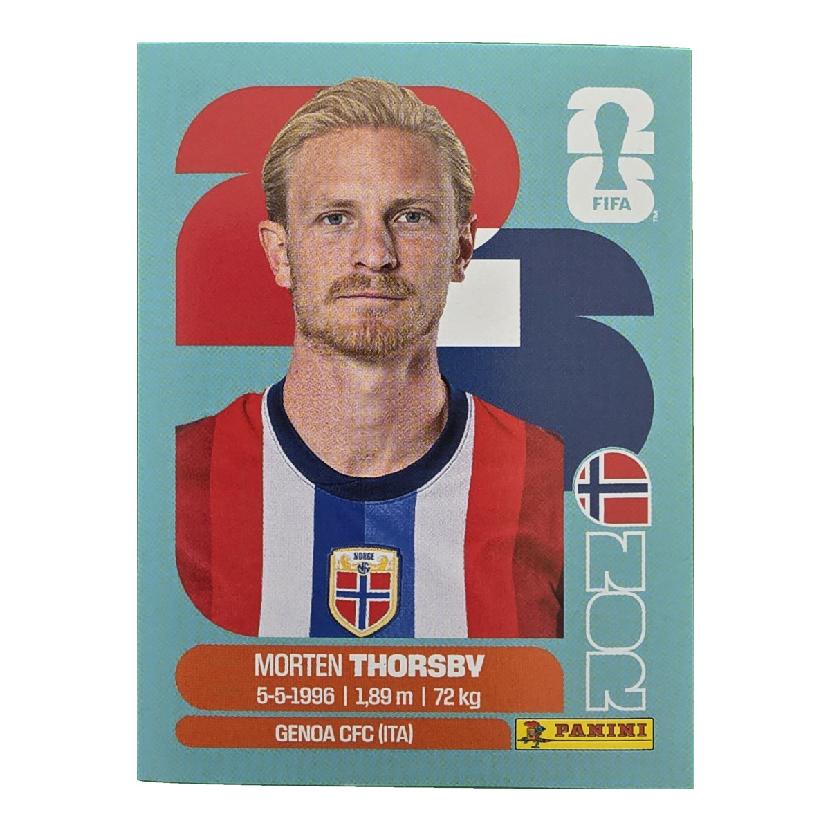 Morten Thorsby - Norwegen, FIFA WM 2026, Nr. NOR9