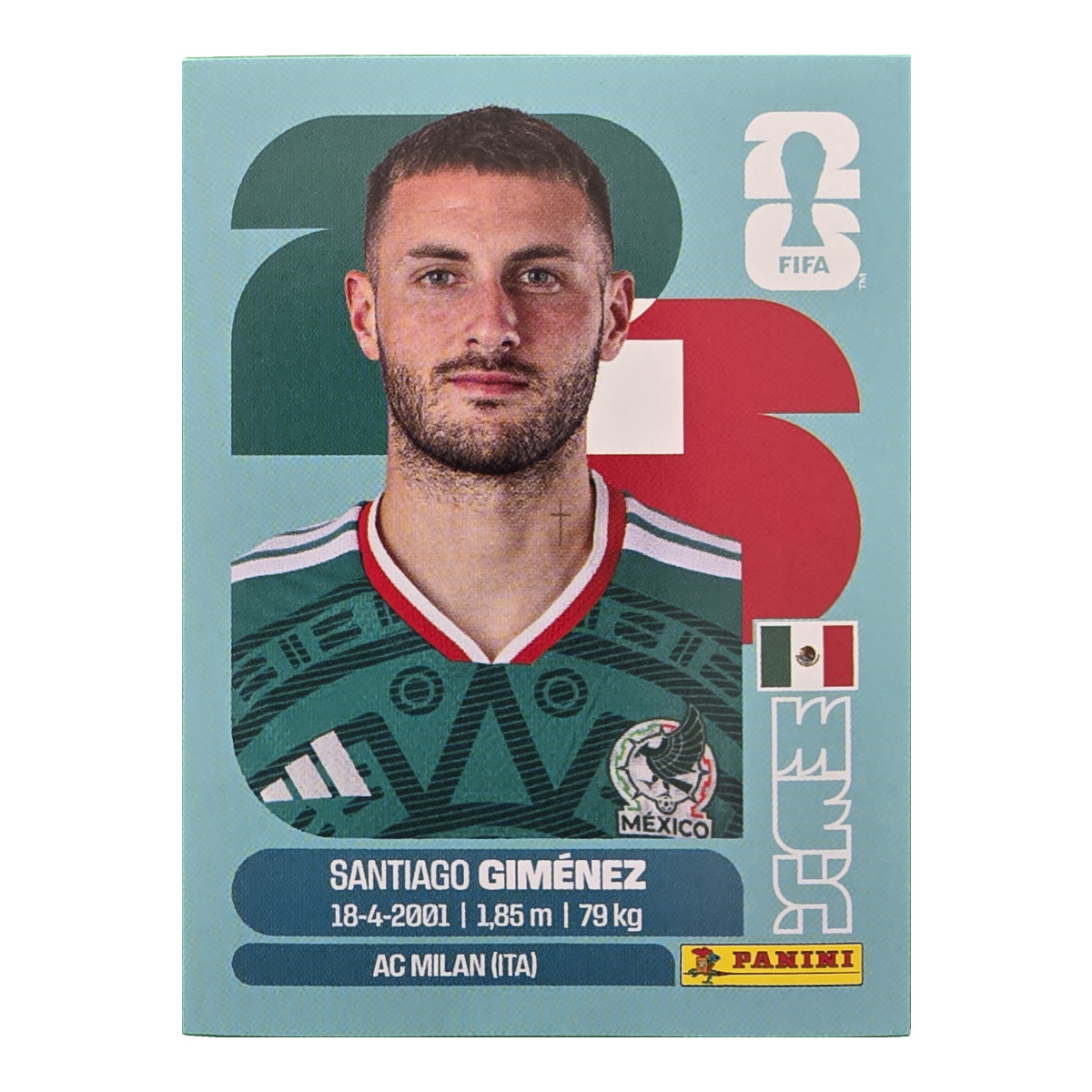 Santiago Giménez - Mexiko, FIFA WM 2026, Nr. MEX16