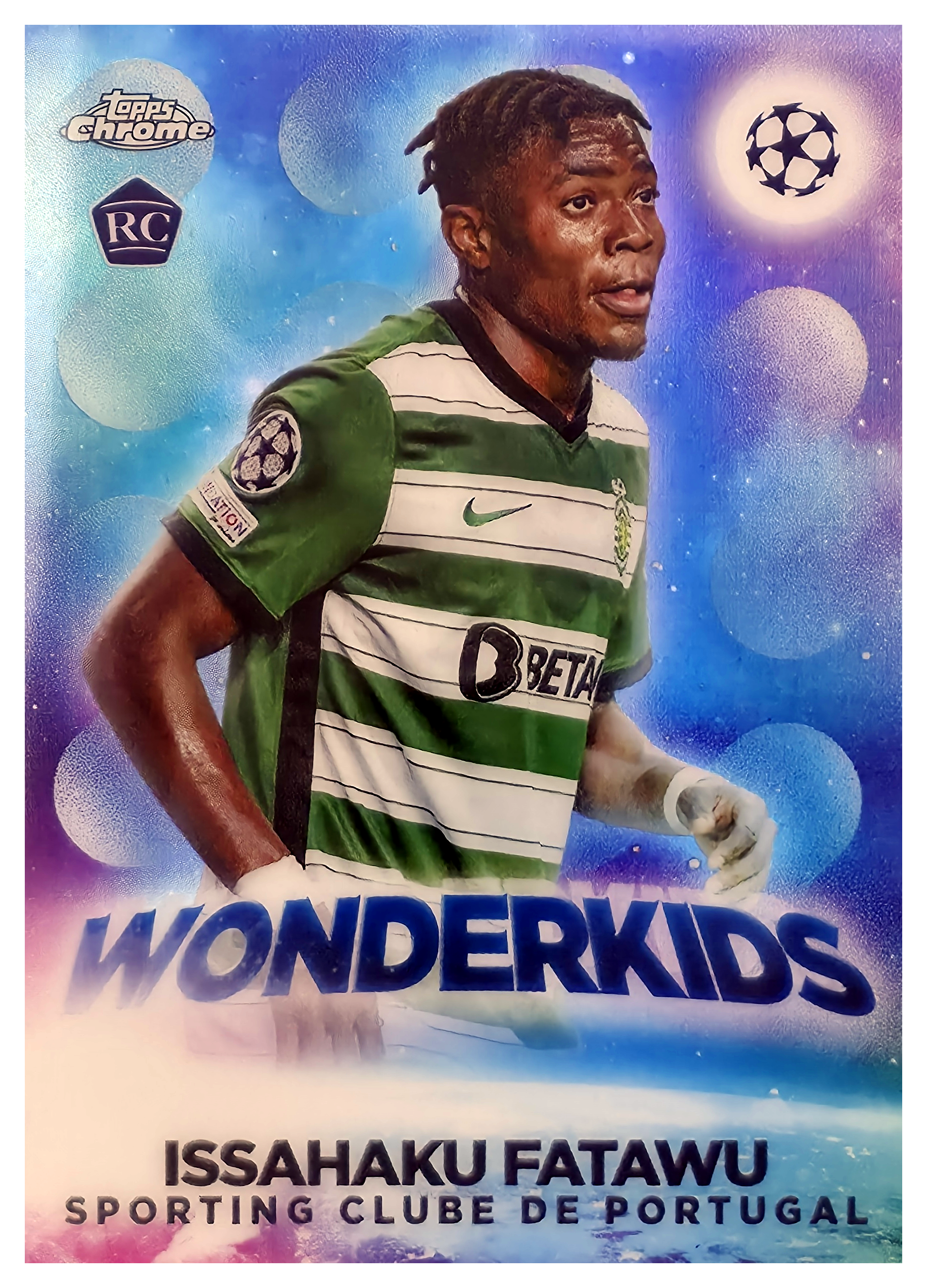 Issahaku Fatawu - Topps Chrome UEFA Club Competitions Wonderkids 2022-23, Nr. W-12 – Rookie Card (Art.-Nr. SG106398)