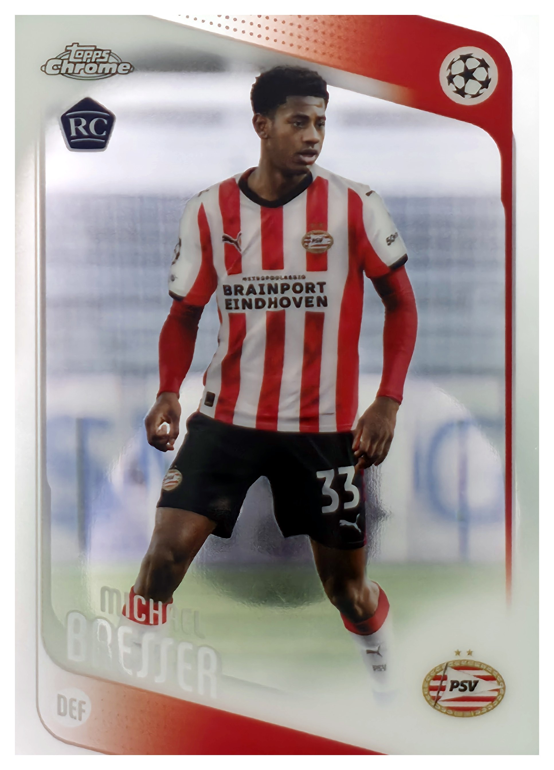 Michael Bresser - Topps Chrome UEFA Club Competitions Base Set 2025-26, Nr. 146 – Rookie Card (Art.-Nr. SG110789)