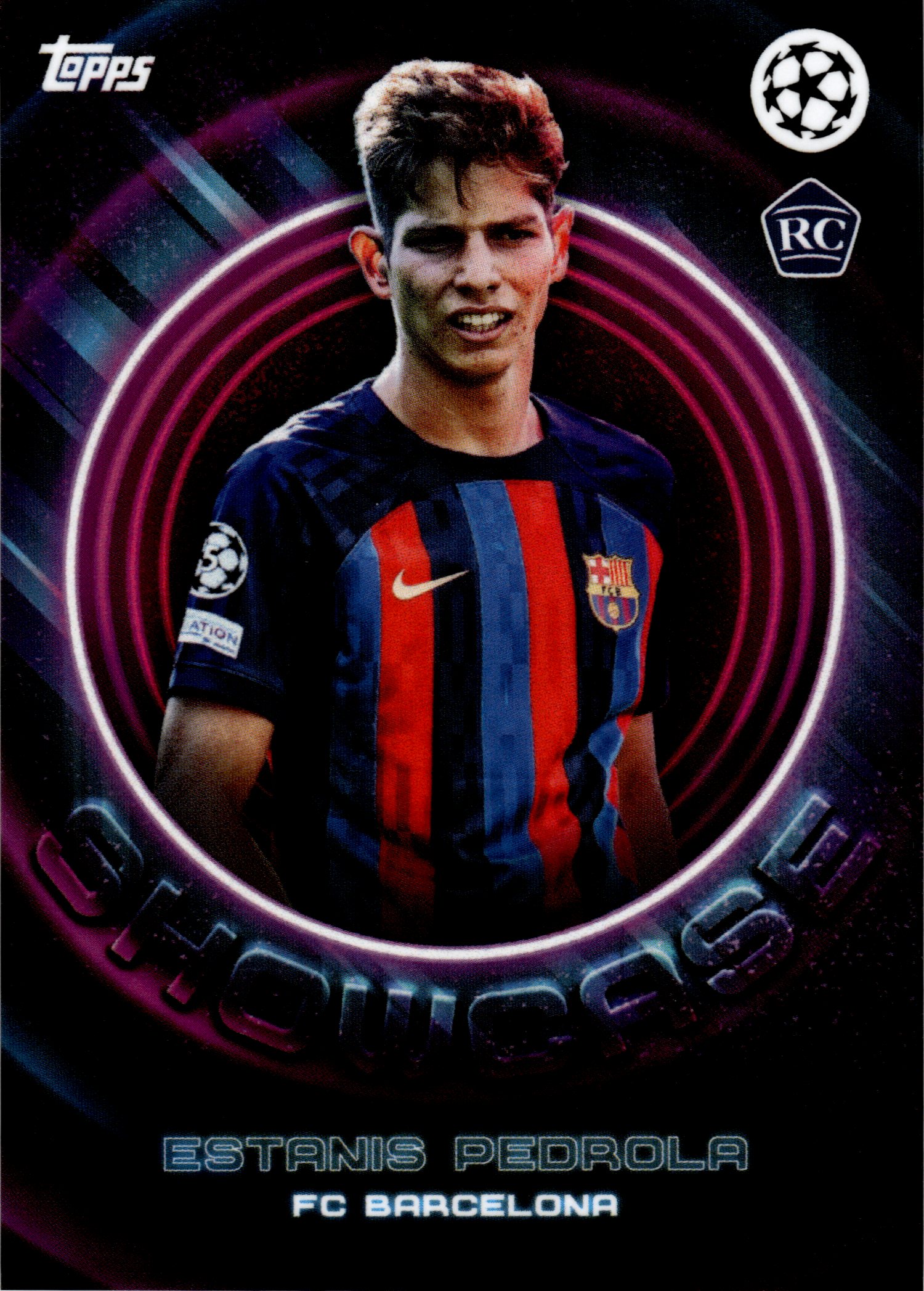 Estanis Pedrola - Topps UEFA Club Competitions Showcase 2023-24 (Art.-Nr. SG102923)