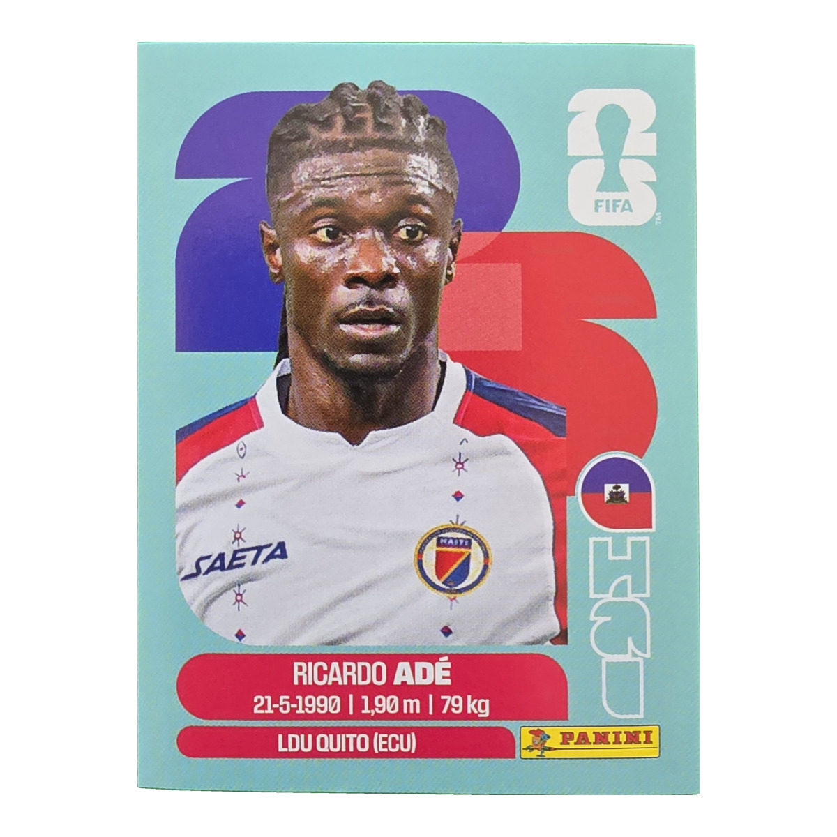 Ricardo Adé - Haiti, FIFA WM 2026, Nr. HAI6