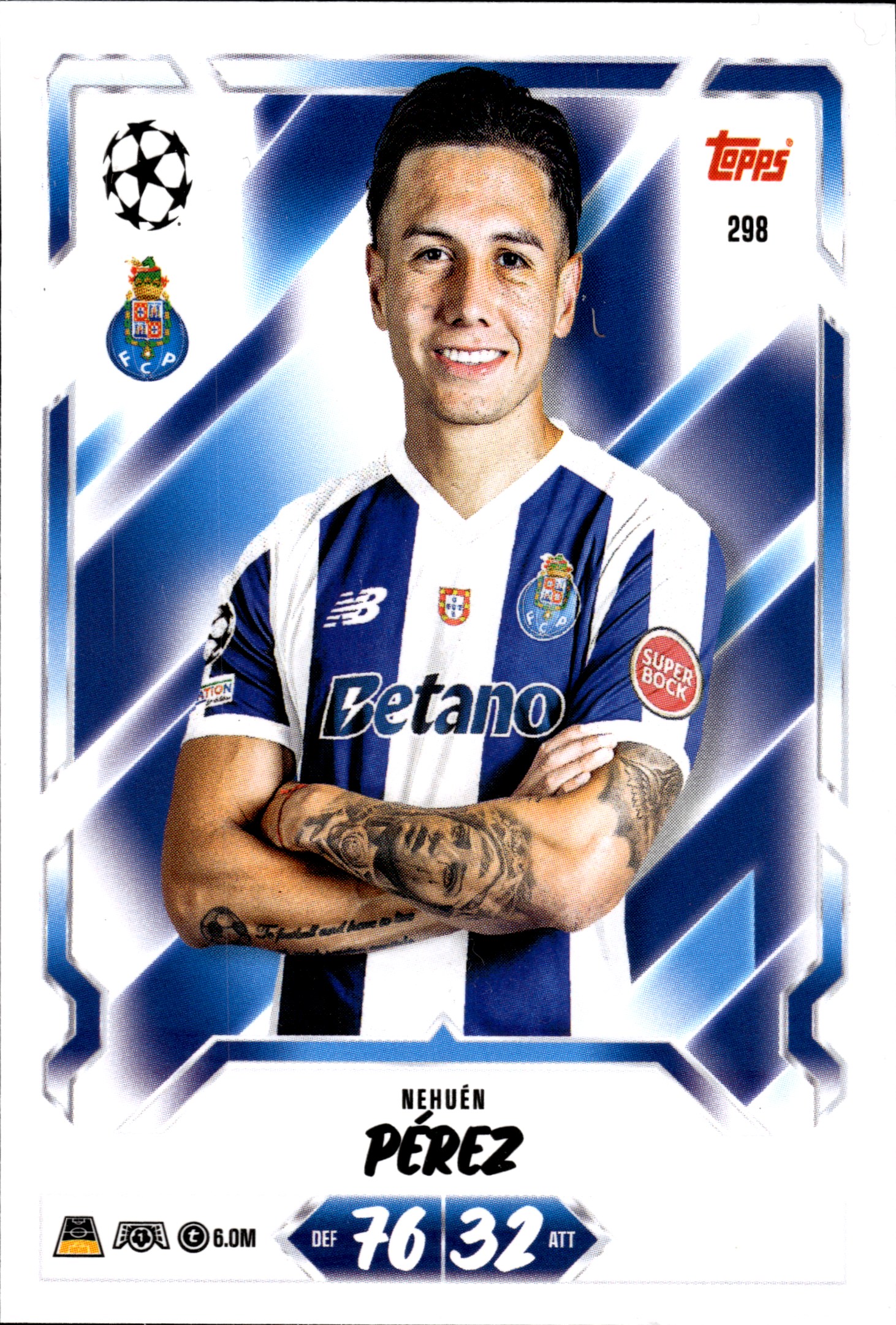 Nehuén Pérez - Topps Match Attax UEFA Club Competitions Base Set 2026-27, Nr. 298 (Art.-Nr. SG107042)