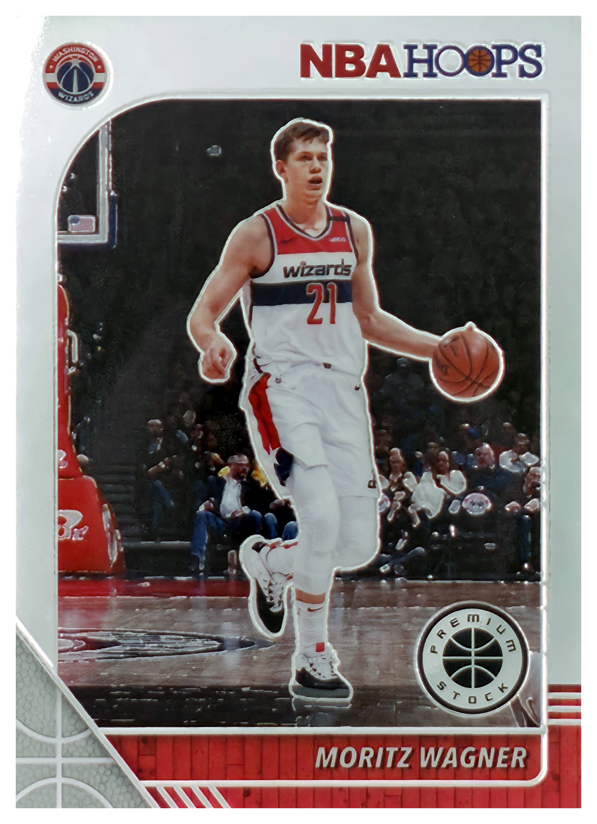 Moritz Wagner - Panini Hoops Premium Stock Base Set 2019-20, Nr. 276 (Art.-Nr. SG106999)