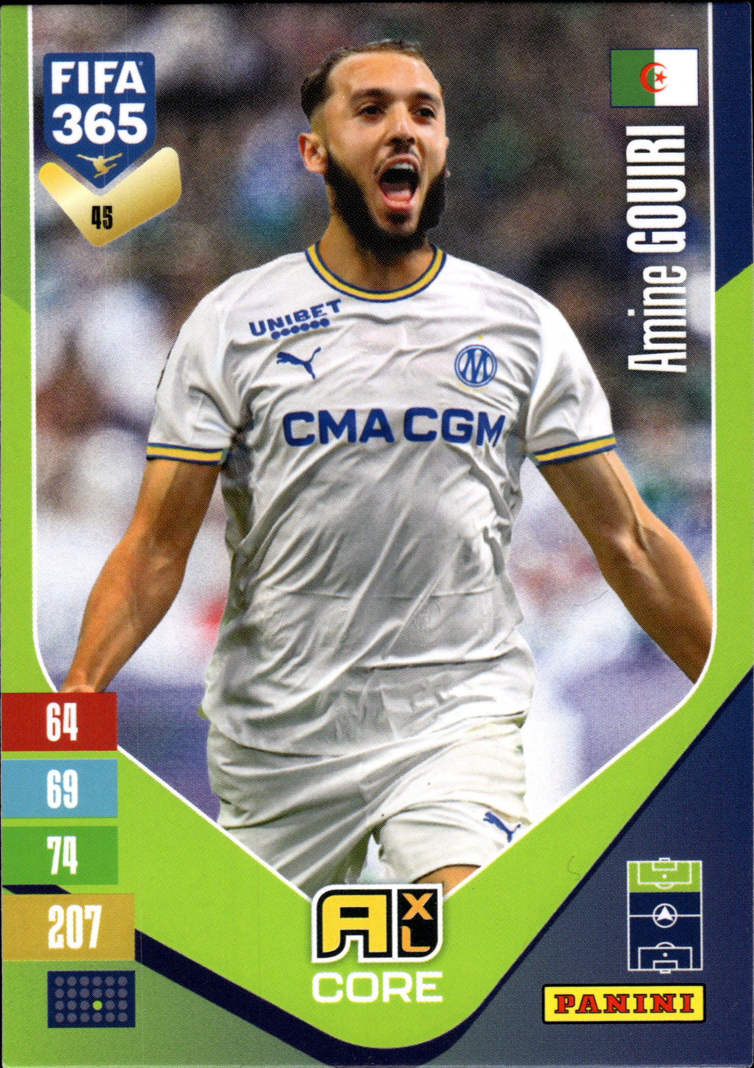 Amine Gouiri - Panini Adrenalyn XL FIFA 365 Base Set 2026-27, Nr. 45 (Art.-Nr. SG110063)