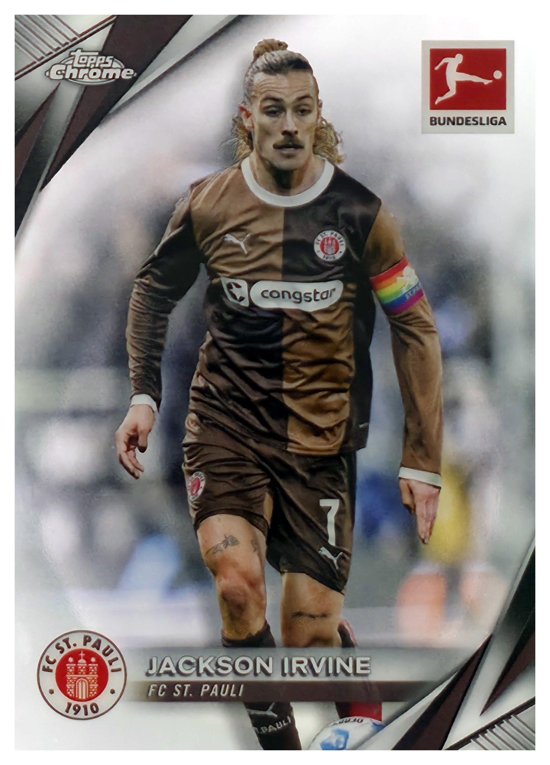 Jackson Irvine - Topps Chrome Bundesliga Base Set 2024-25, Nr. 87 (Art.-Nr. SG108031)
