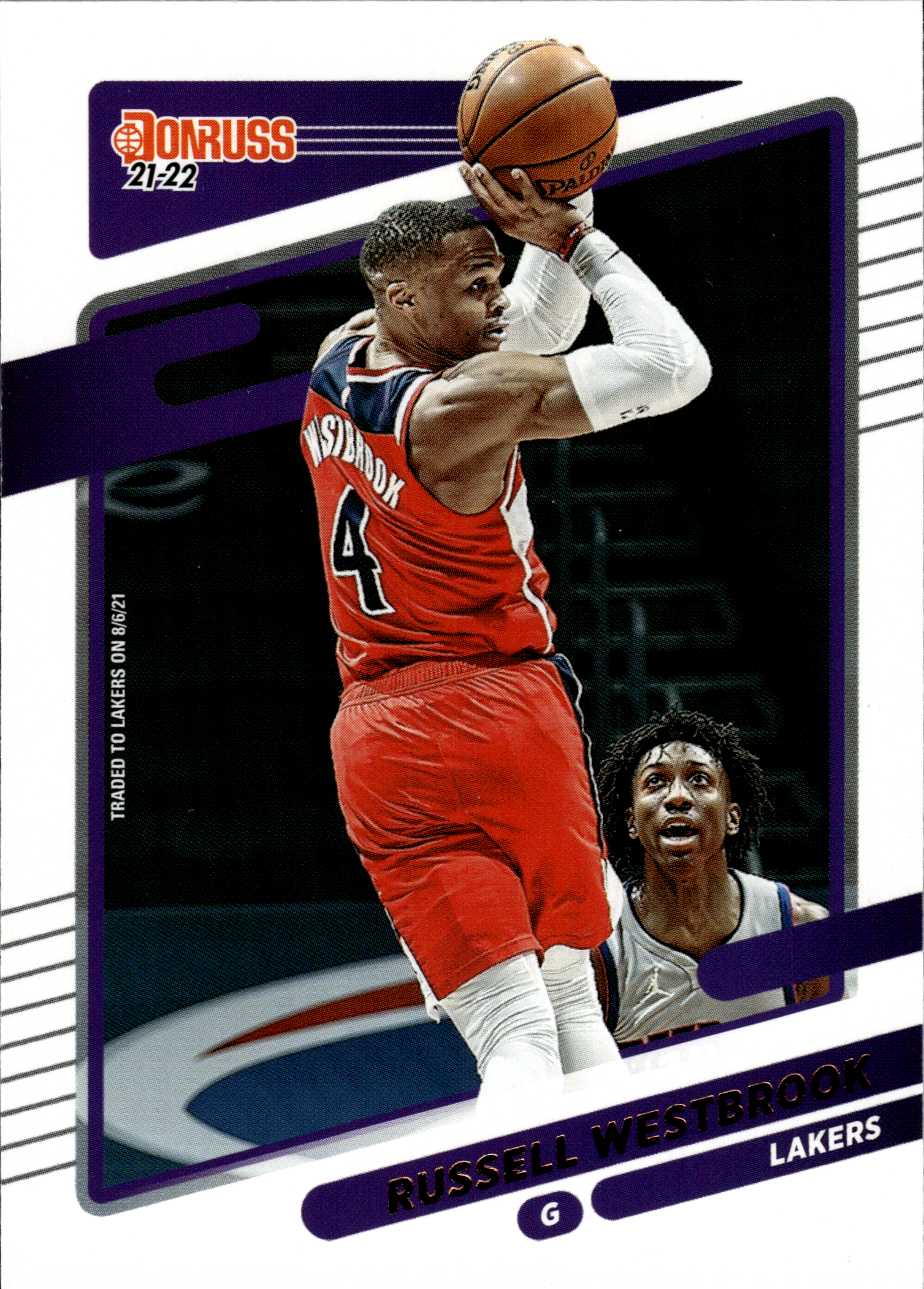 Russell Westbrook - Panini Donruss Base Set 2021-22, Nr. 72 (Art.-Nr. SG105582)